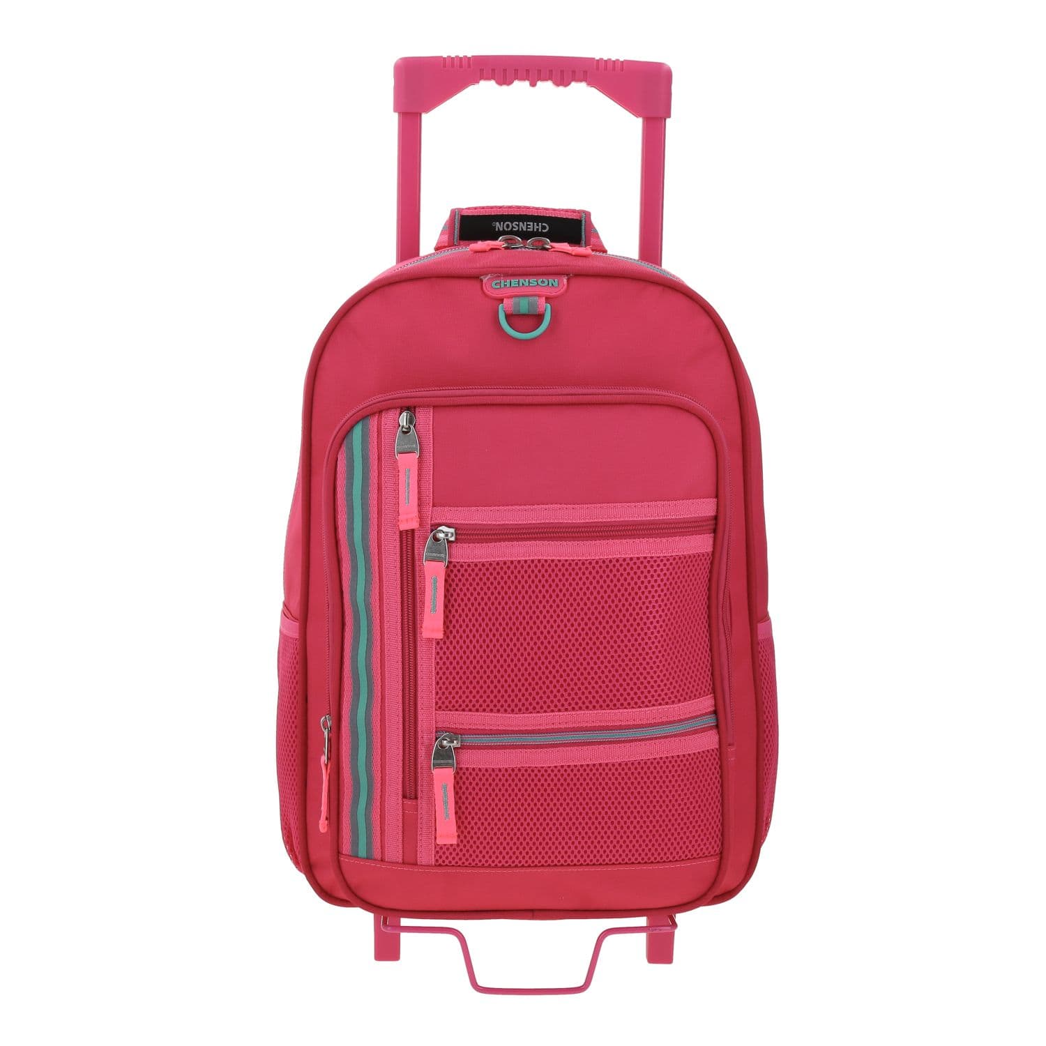 Mochila con Ruedas Rosa Chenson Clásico - Ideal para Primaria
