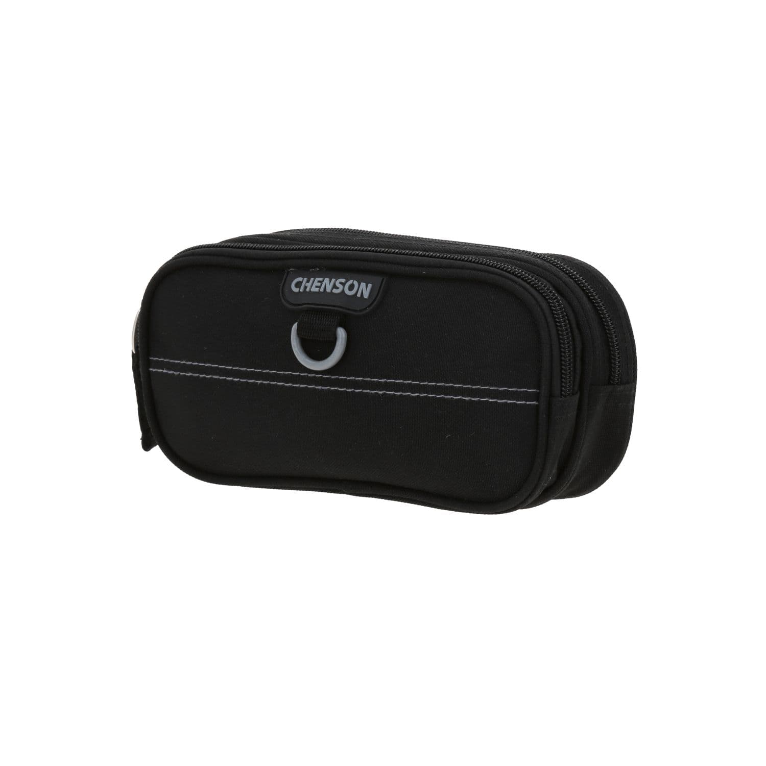 Lapicera escolar Chenson Clásico negra con doble compartimento 2