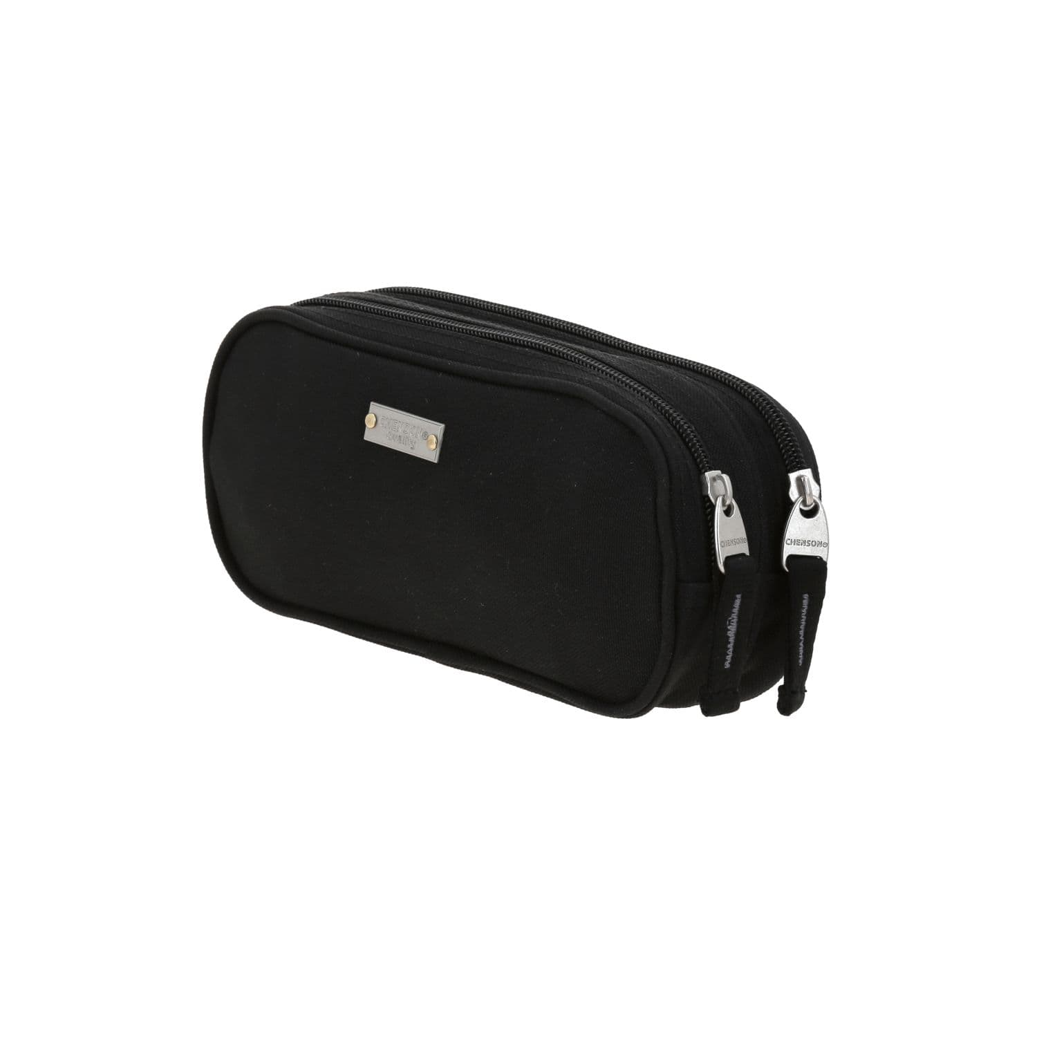 Lapicera escolar Chenson Clásico negra con doble compartimento 5