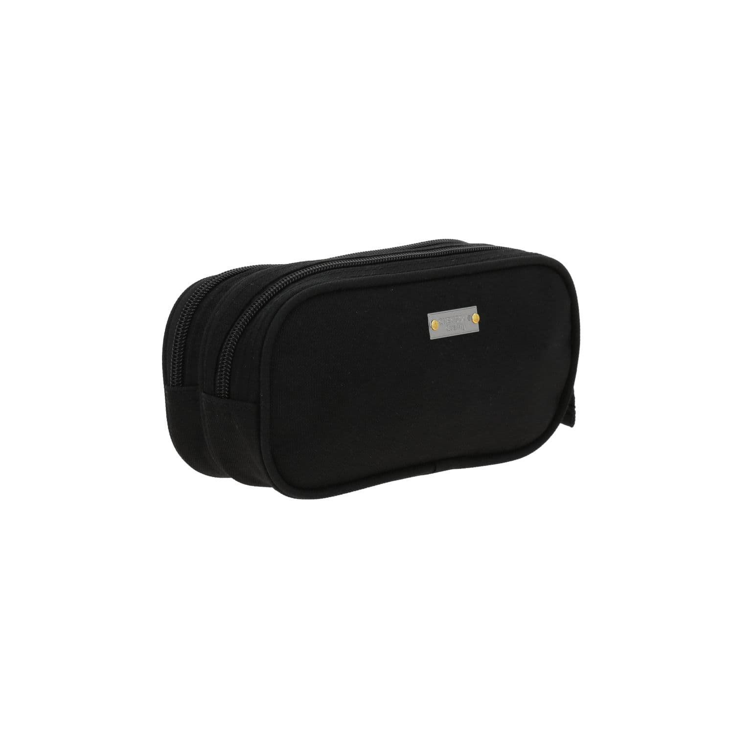 Lapicera escolar Chenson Clásico negra con doble compartimento 3