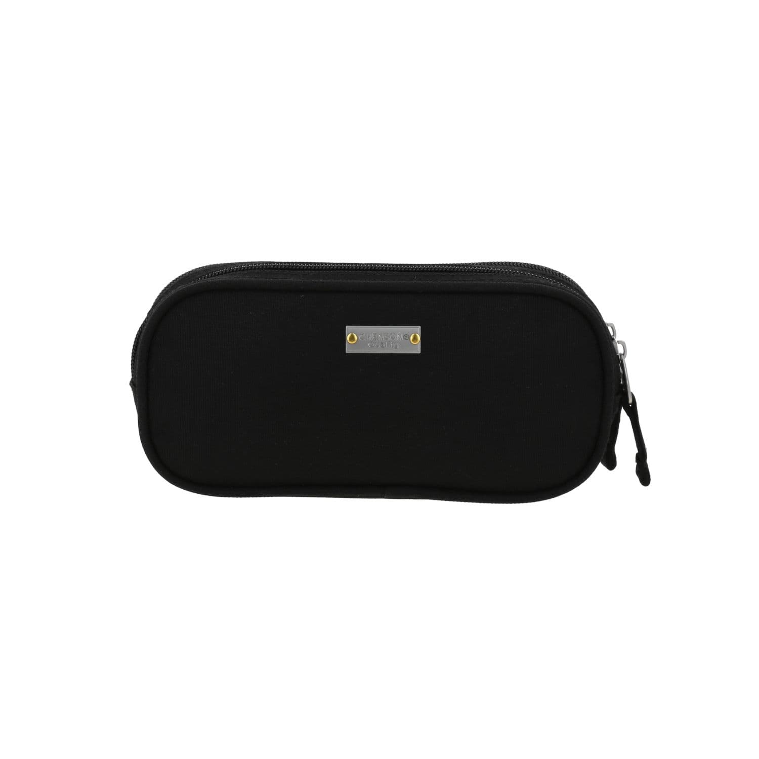 Lapicera escolar Chenson Clásico negra con doble compartimento 4