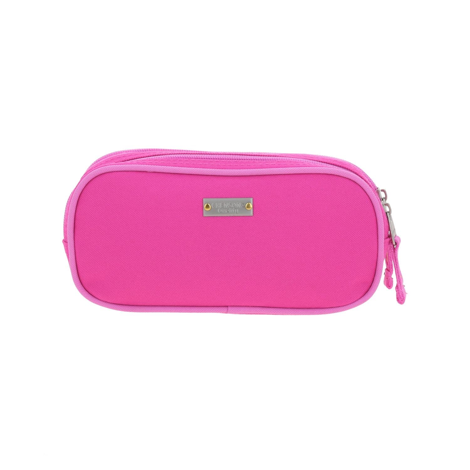 Lapicera escolar Chenson Clásico rosa con doble compartimento 4