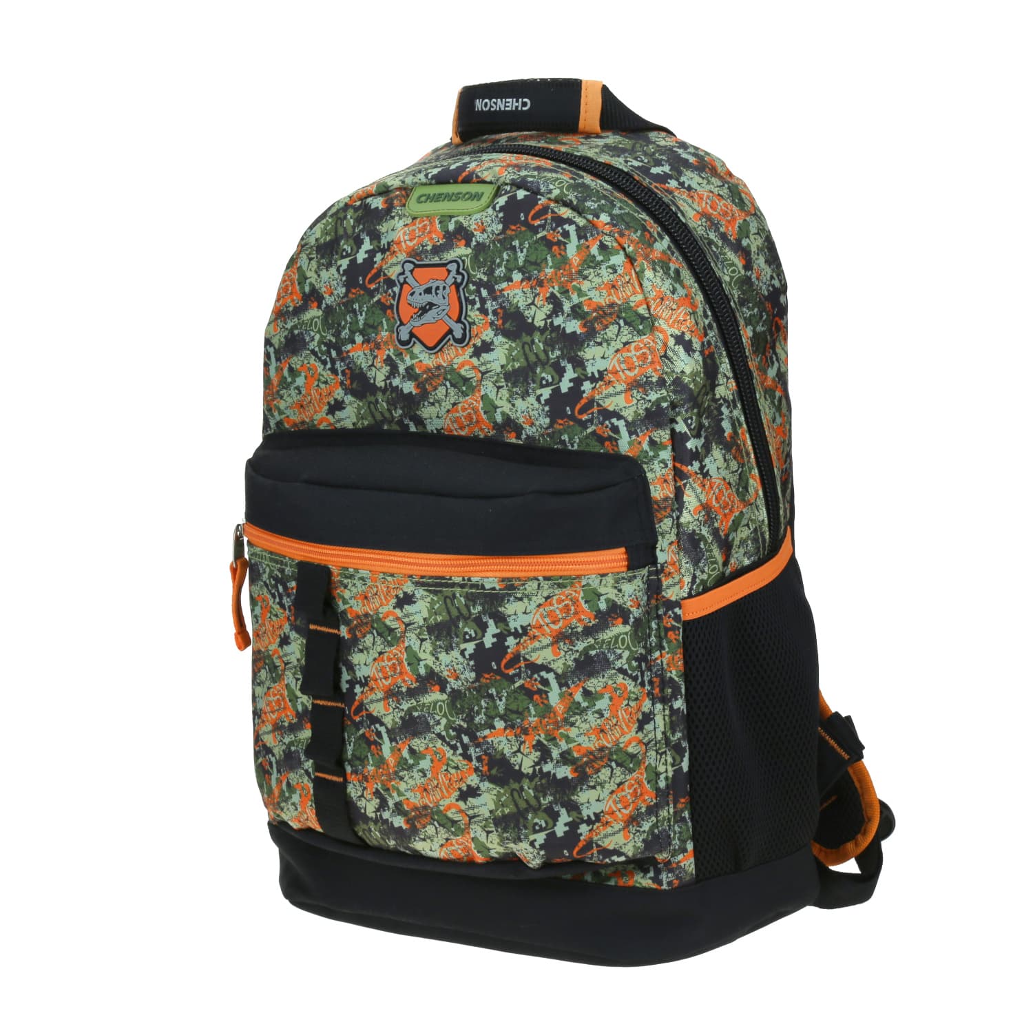 Mochila escolar Chenson Original verde con amplio compartimento 2