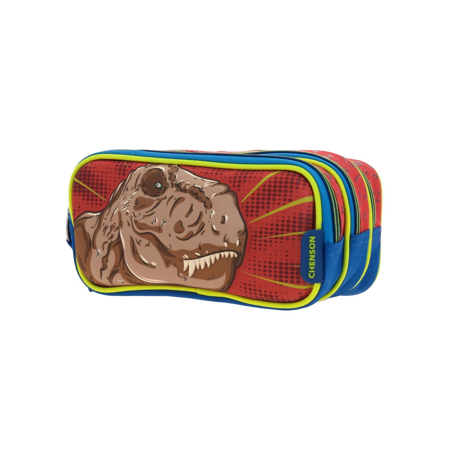 Lapicera escolar Chenson Original roja con triple compartimento 2