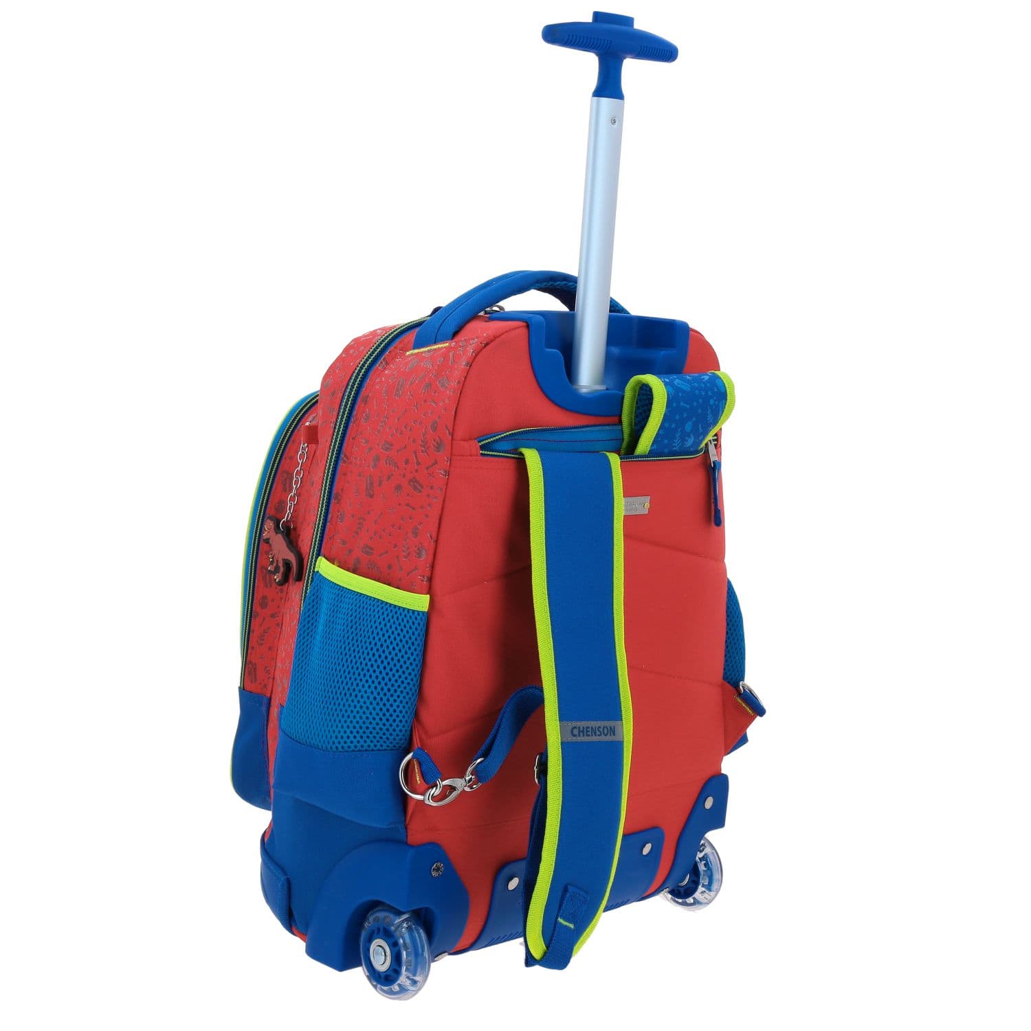 Mochila con Ruedas Chenson Original Roja para Primaria con Luces LED 3