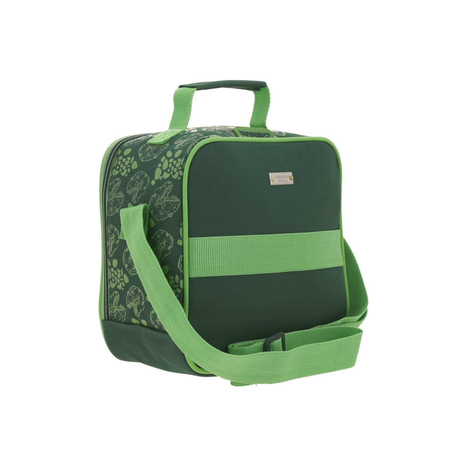 Lonchera escolar térmica Chenson Original verde con diseño práctico 3