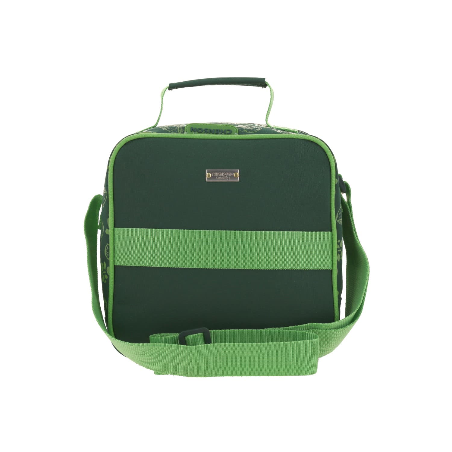 Lonchera escolar térmica Chenson Original verde con diseño práctico 4
