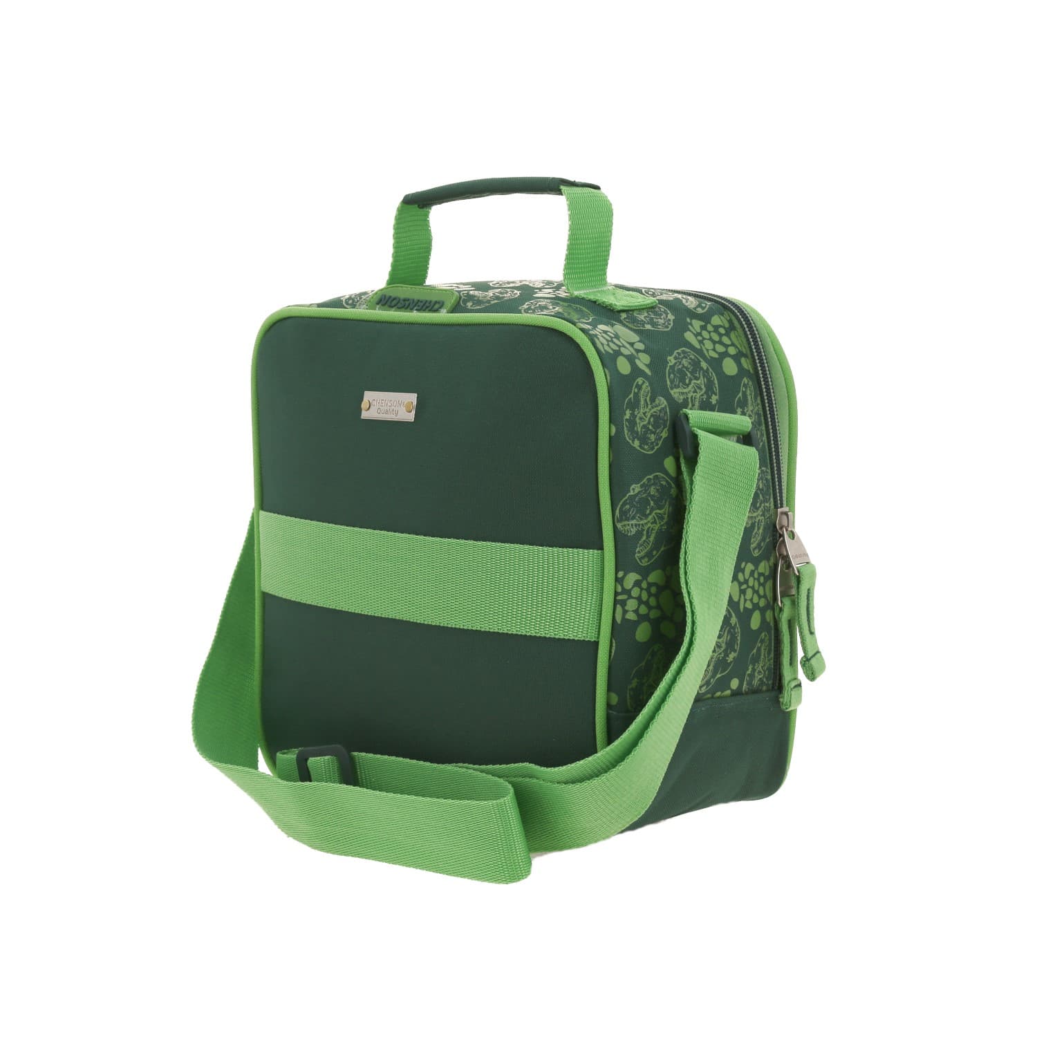 Lonchera escolar térmica Chenson Original verde con diseño práctico 5
