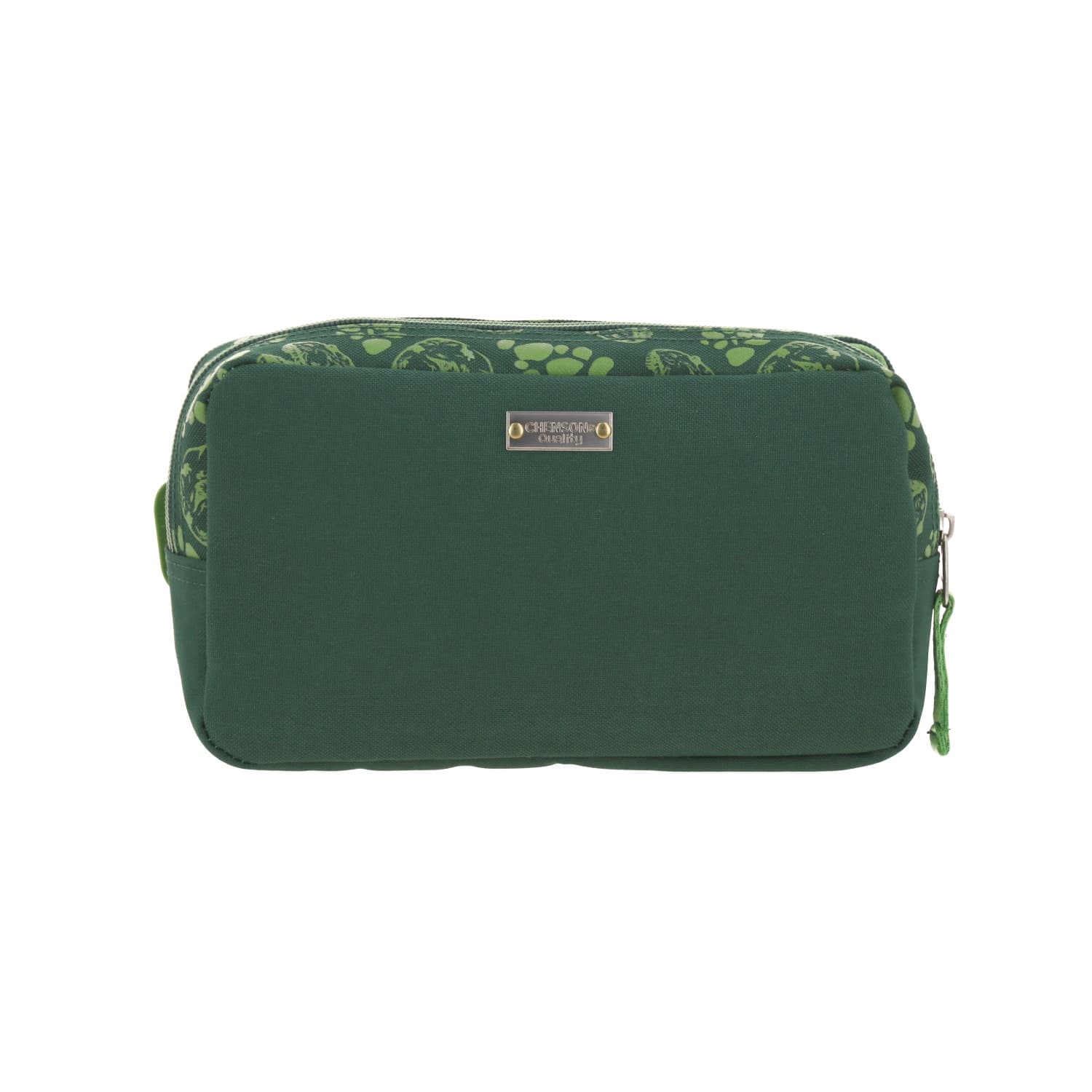 Lapicera escolar Chenson Original verde con doble compartimento 4