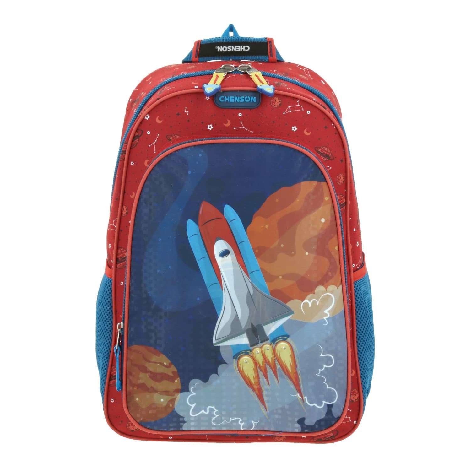 Mochila escolar Chenson Original magenta con diseño atractivo y amplia capacidad