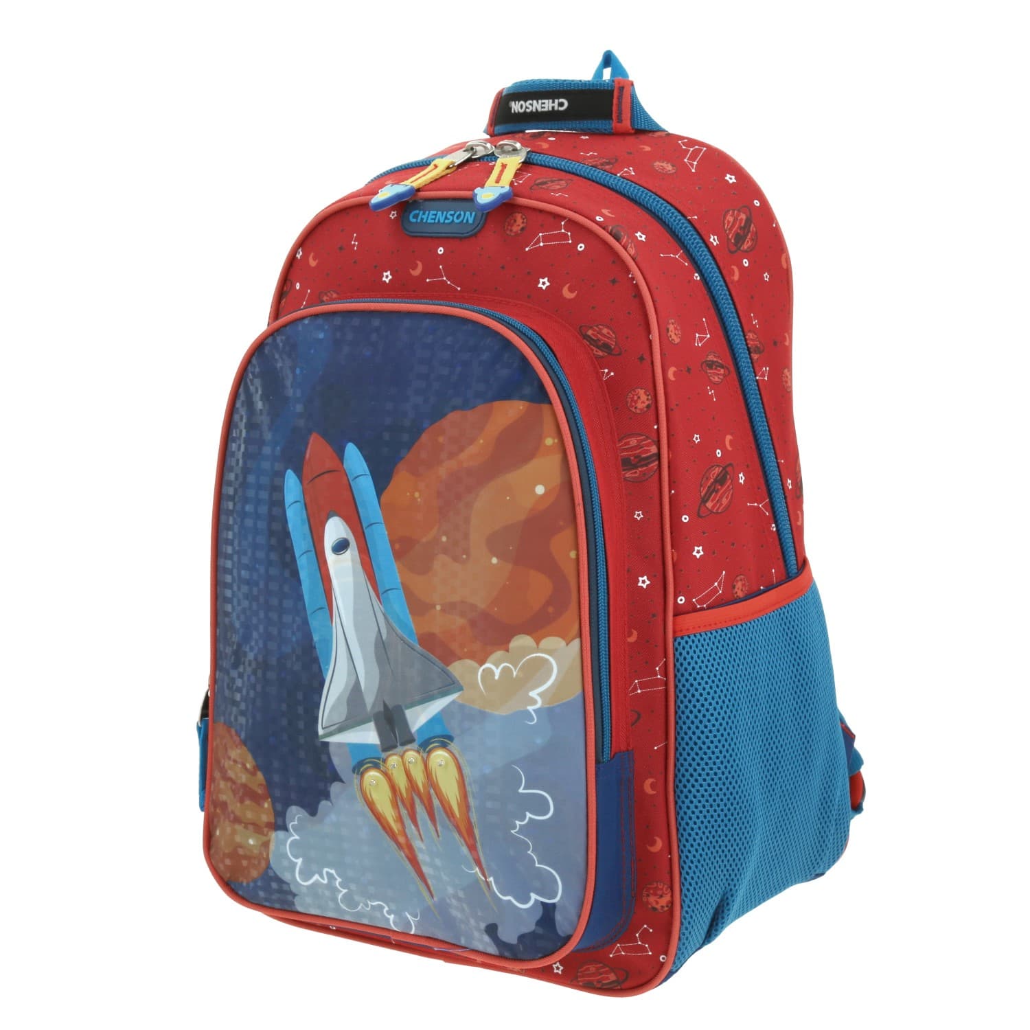 Mochila escolar Chenson Original magenta con diseño atractivo y amplia capacidad 2