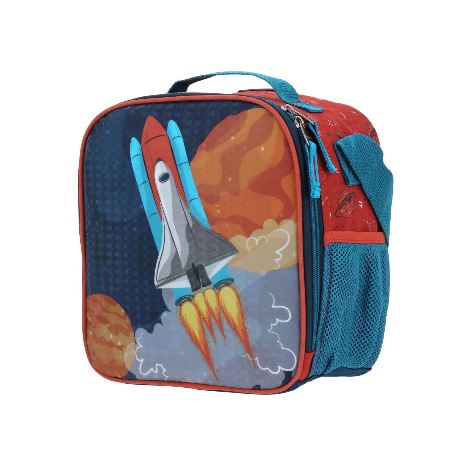 Lonchera escolar térmica Chenson Original magenta con diseño práctico 2