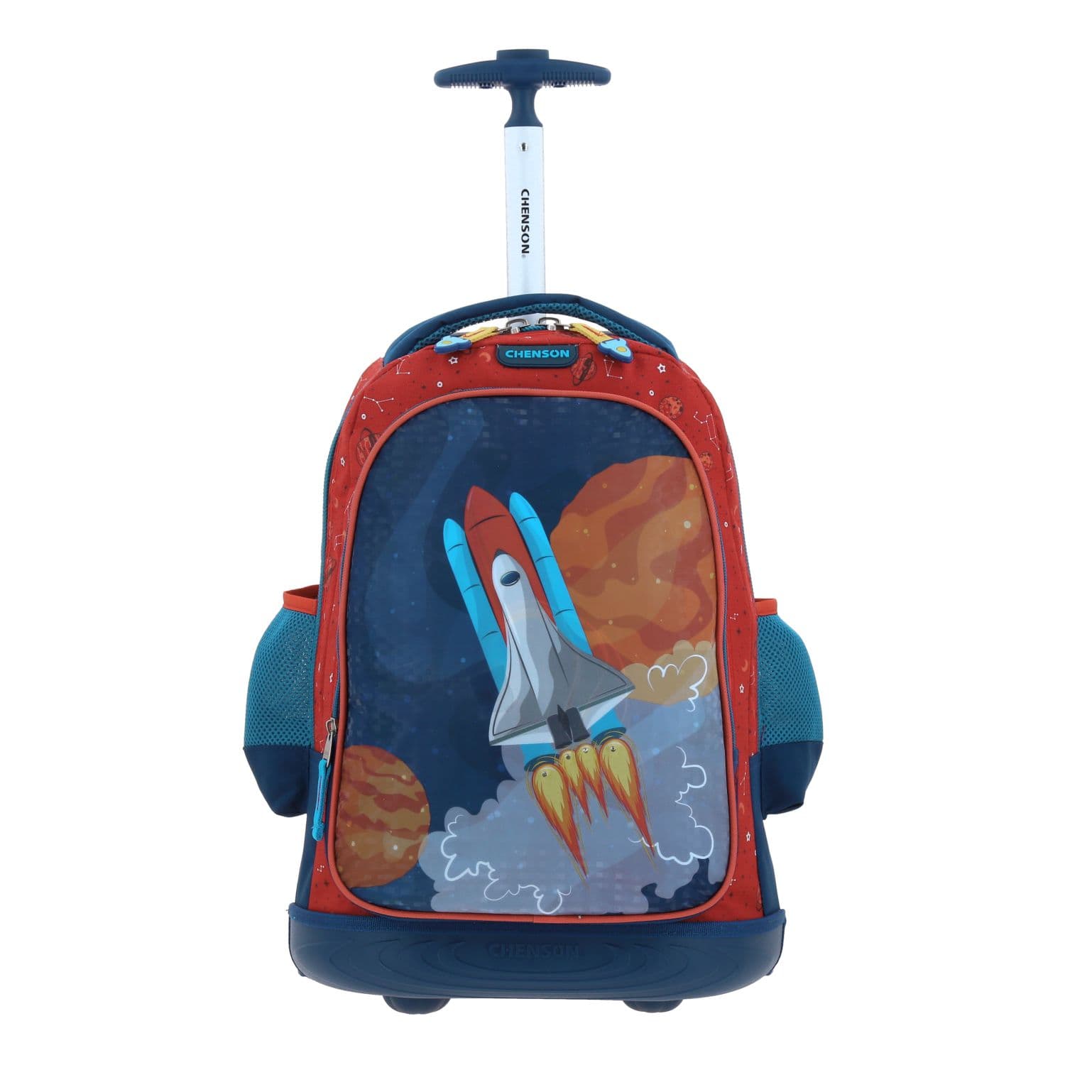 Mochila con Ruedas Chenson Original Magenta con Ruedas LED