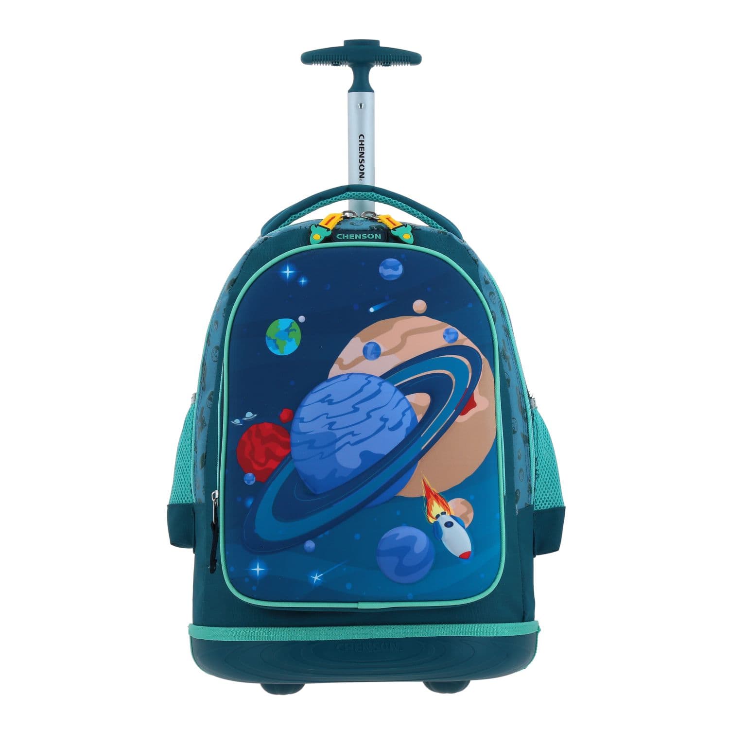 Mochila con Ruedas Chenson Original Azul para Primaria - Diseño Moderno