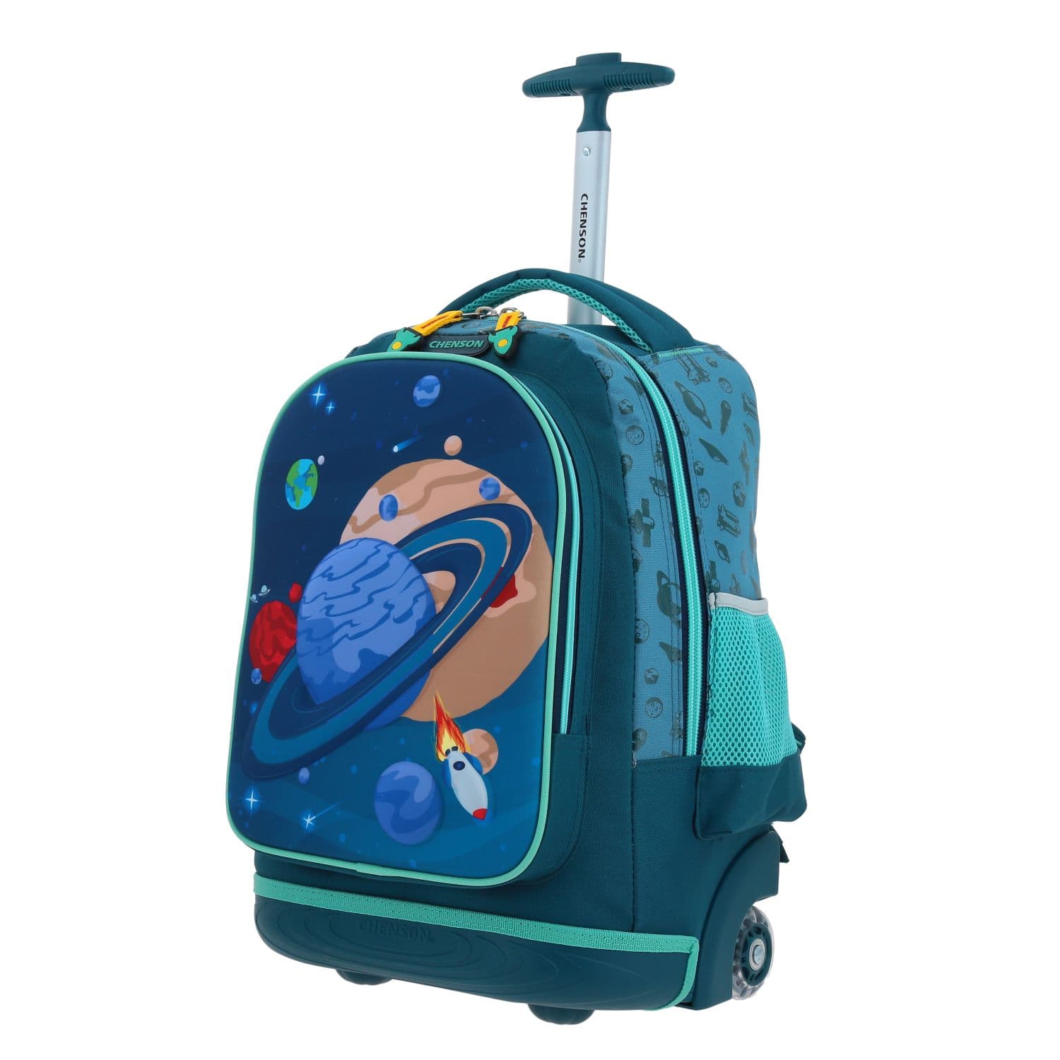 Mochila con Ruedas Chenson Original Azul para Primaria - Diseño Moderno 2