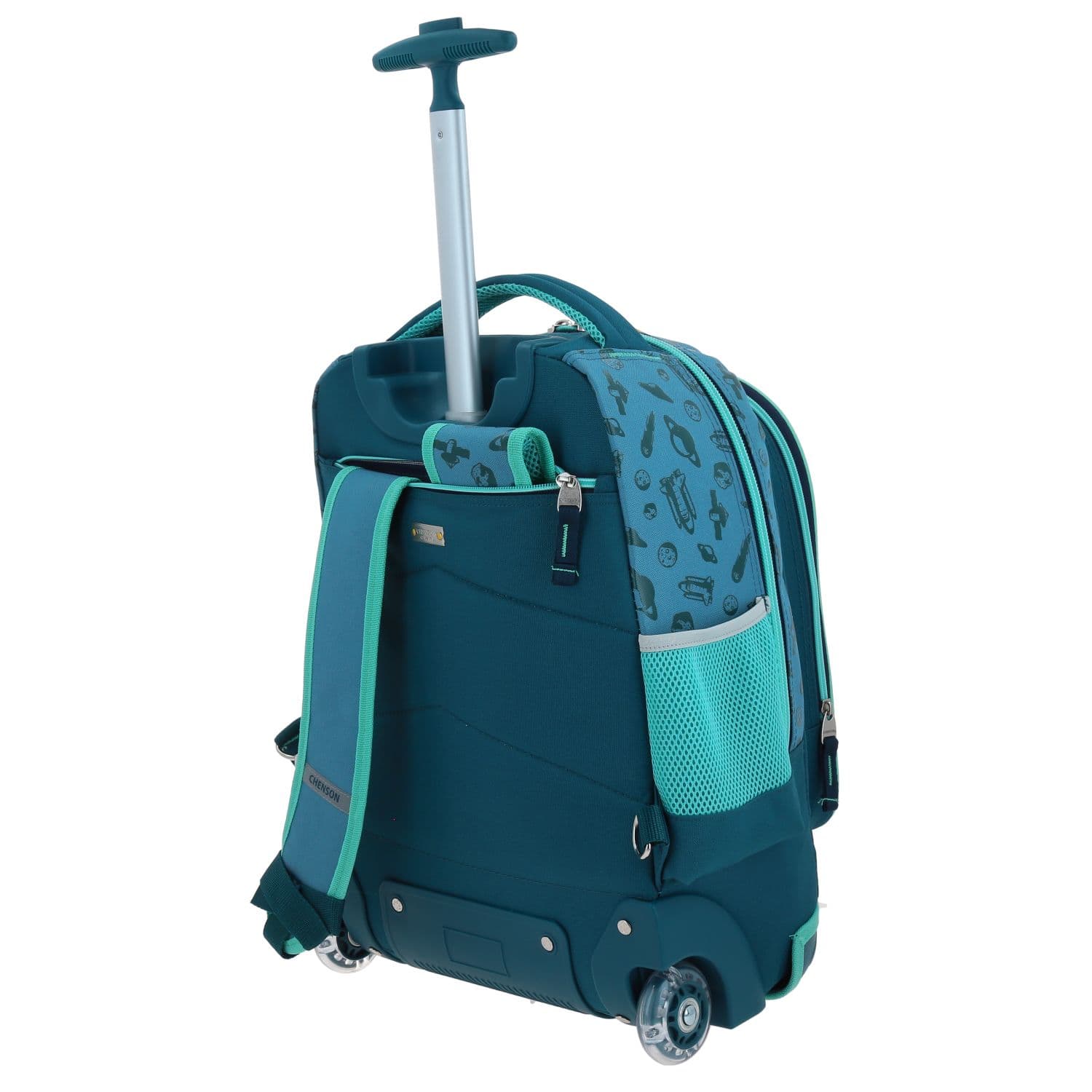 Mochila con Ruedas Chenson Original Azul para Primaria - Diseño Moderno 5