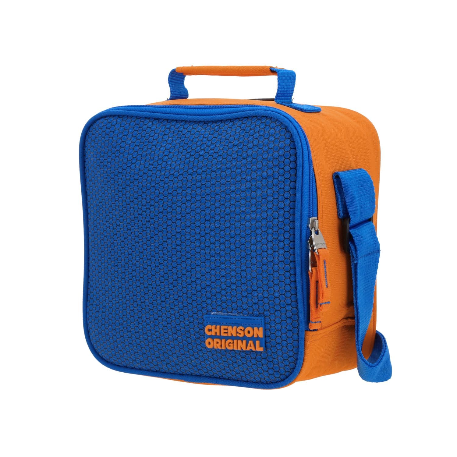 Lonchera escolar térmica Chenson Original naranja con diseño funcional 2