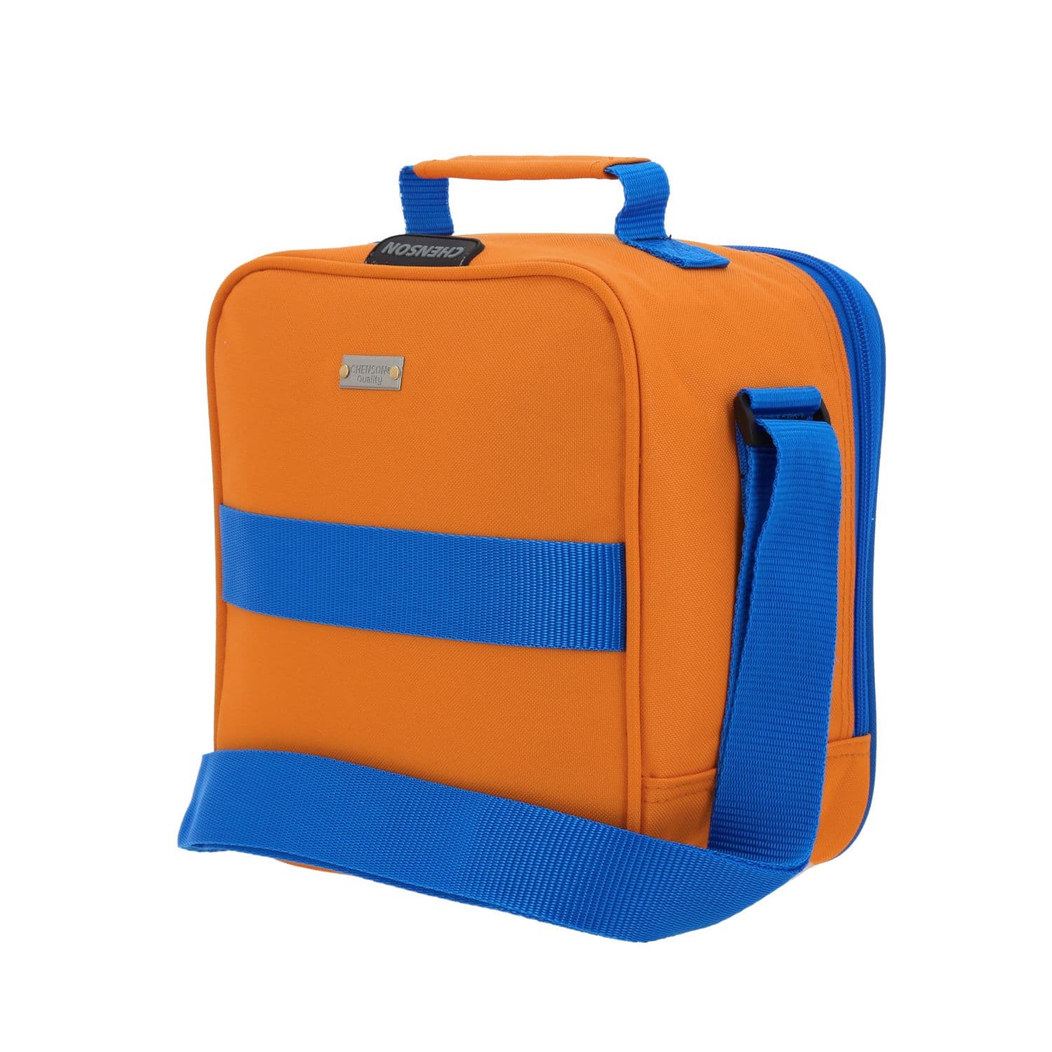 Lonchera escolar térmica Chenson Original naranja con diseño funcional 5