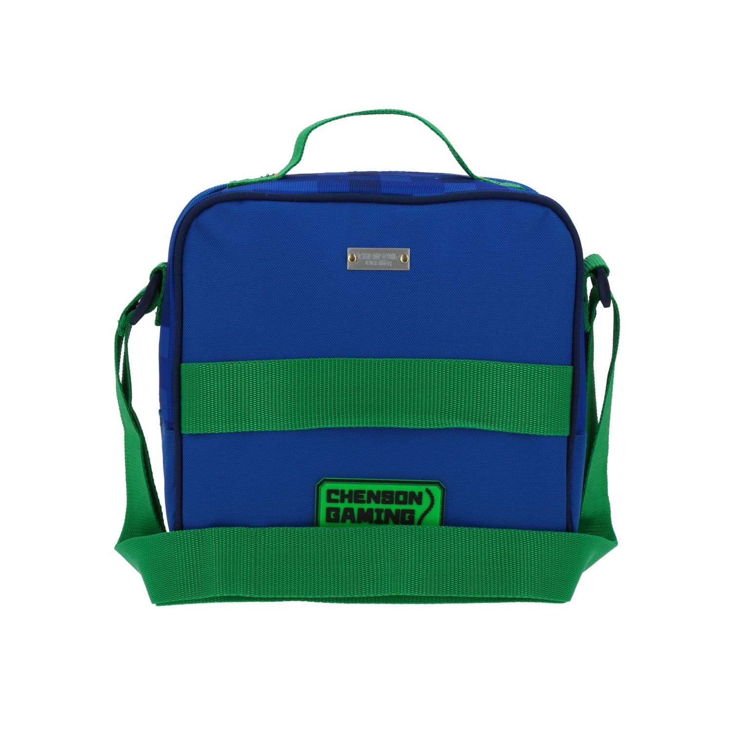 Lonchera escolar térmica Chenson Original azul con diseño funcional 4
