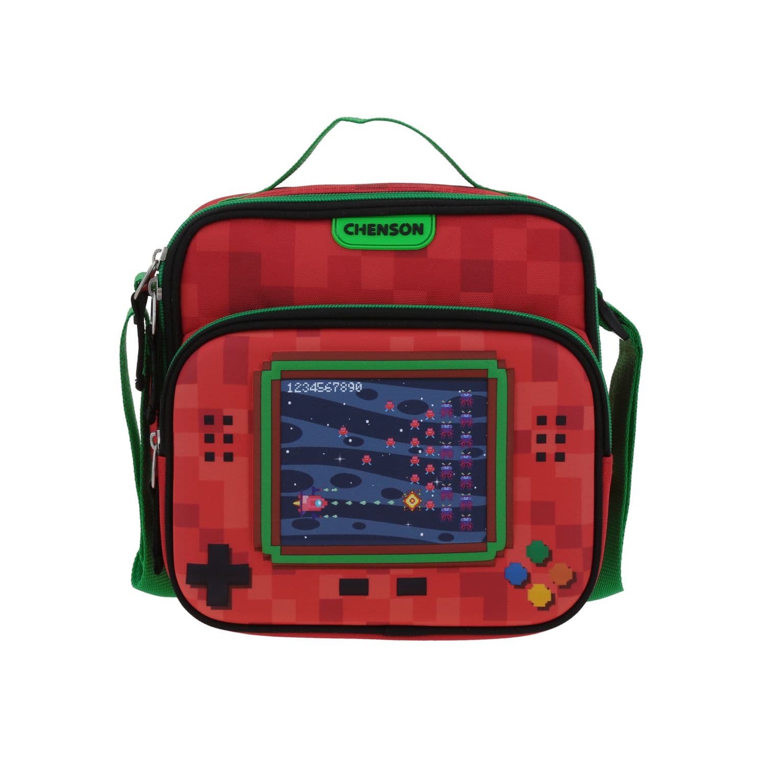 Lonchera escolar térmica Chenson Original roja con diseño práctico y funcional