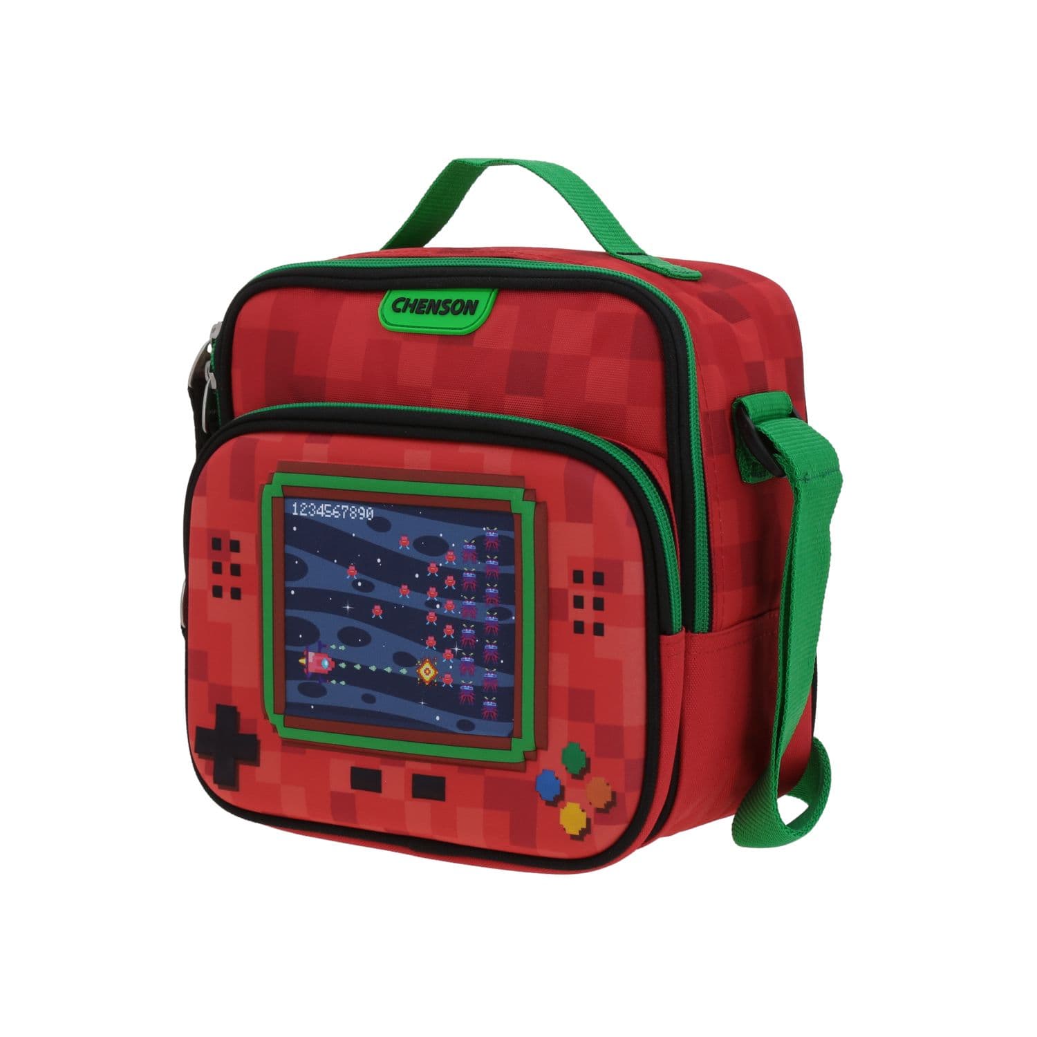 Lonchera escolar térmica Chenson Original roja con diseño práctico y funcional 2