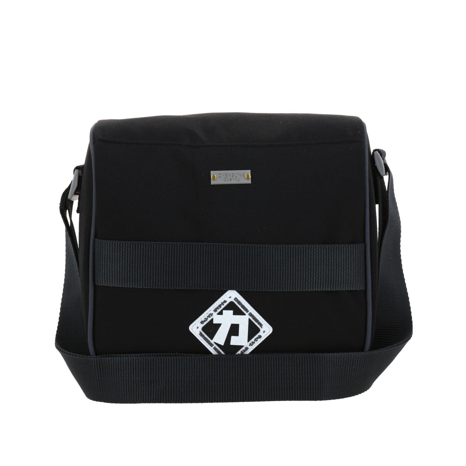 Lonchera escolar térmica Chenson Original negra con diseño funcional 4