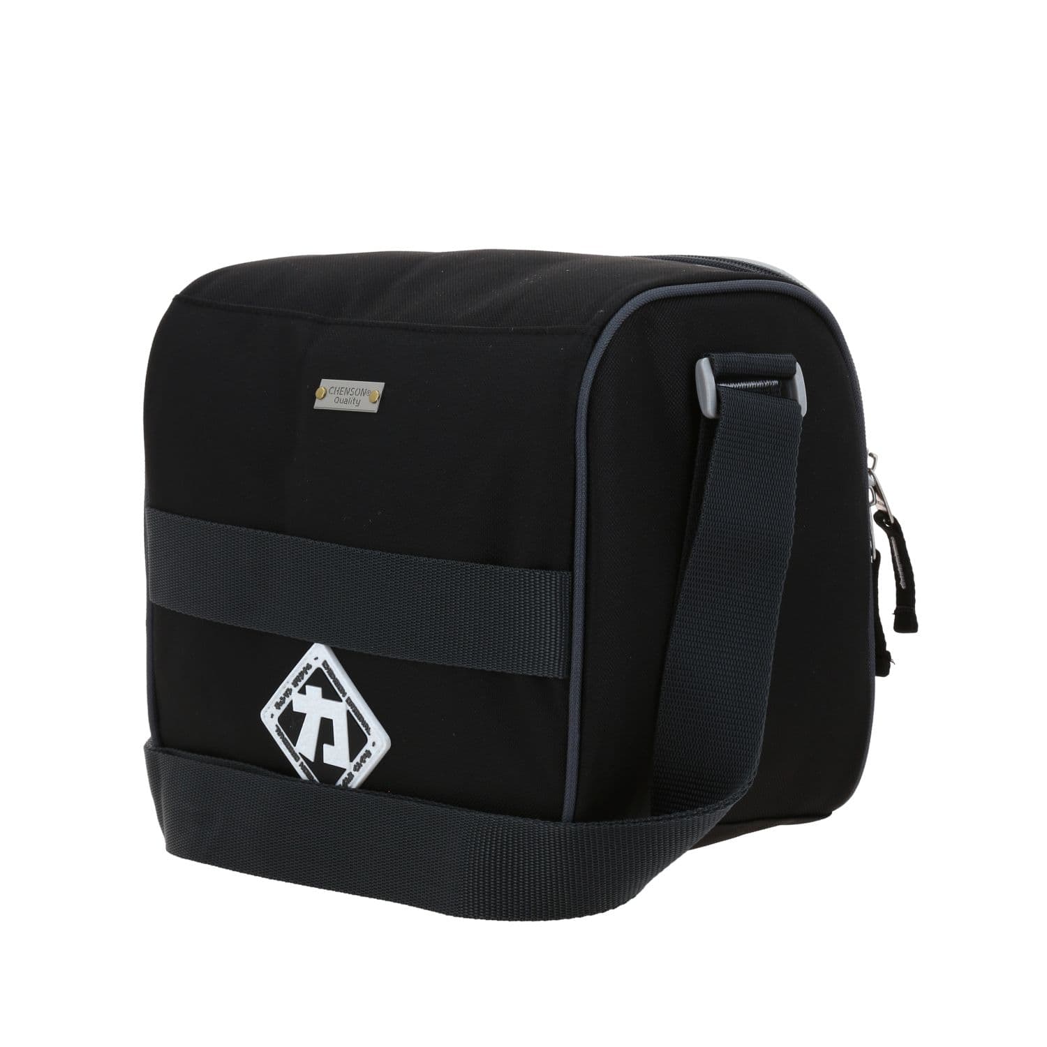 Lonchera escolar térmica Chenson Original negra con diseño funcional 5