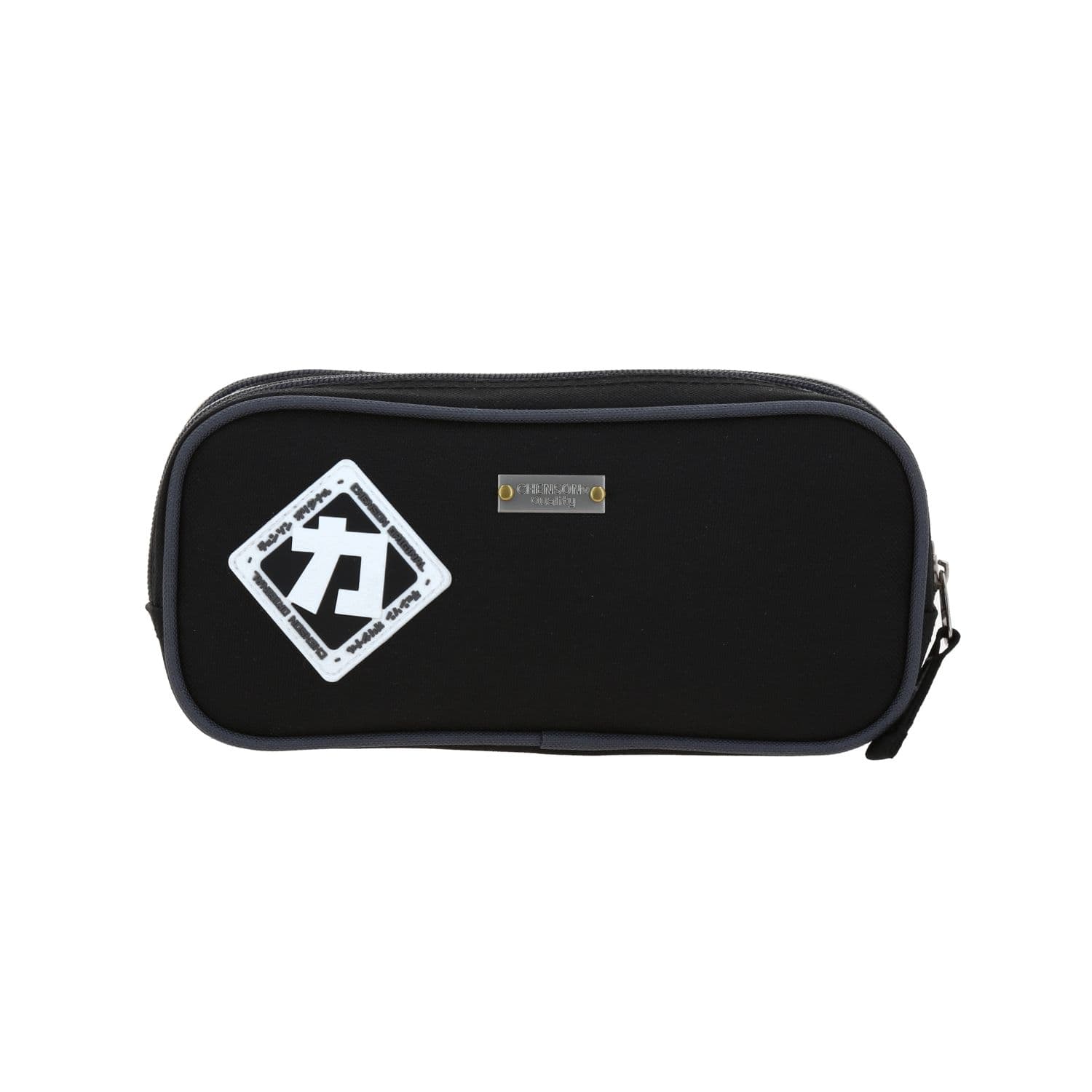 Lapicera escolar Chenson Original negra con doble compartimento 4