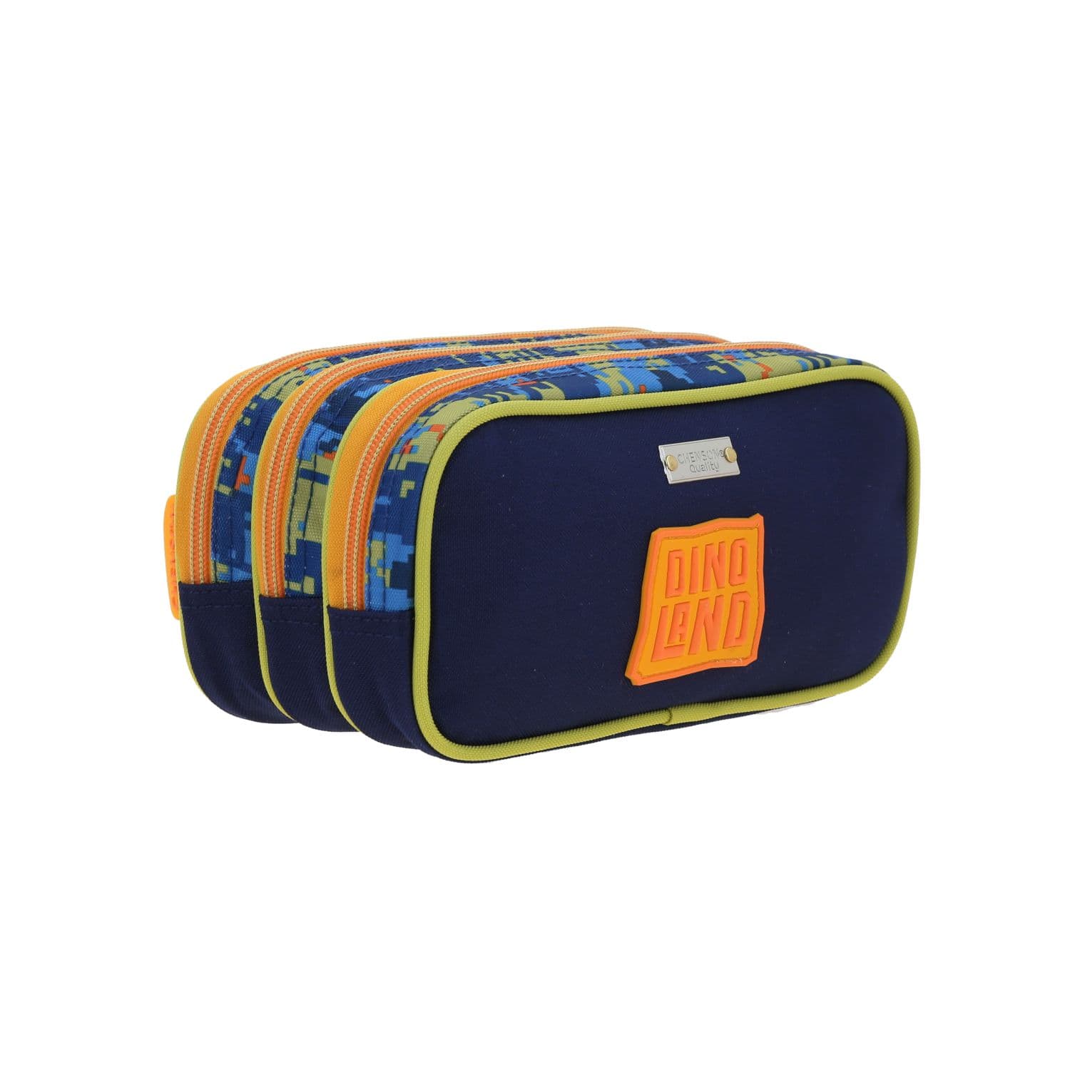 Lapicera escolar azul Chenson Original con triple compartimento 3