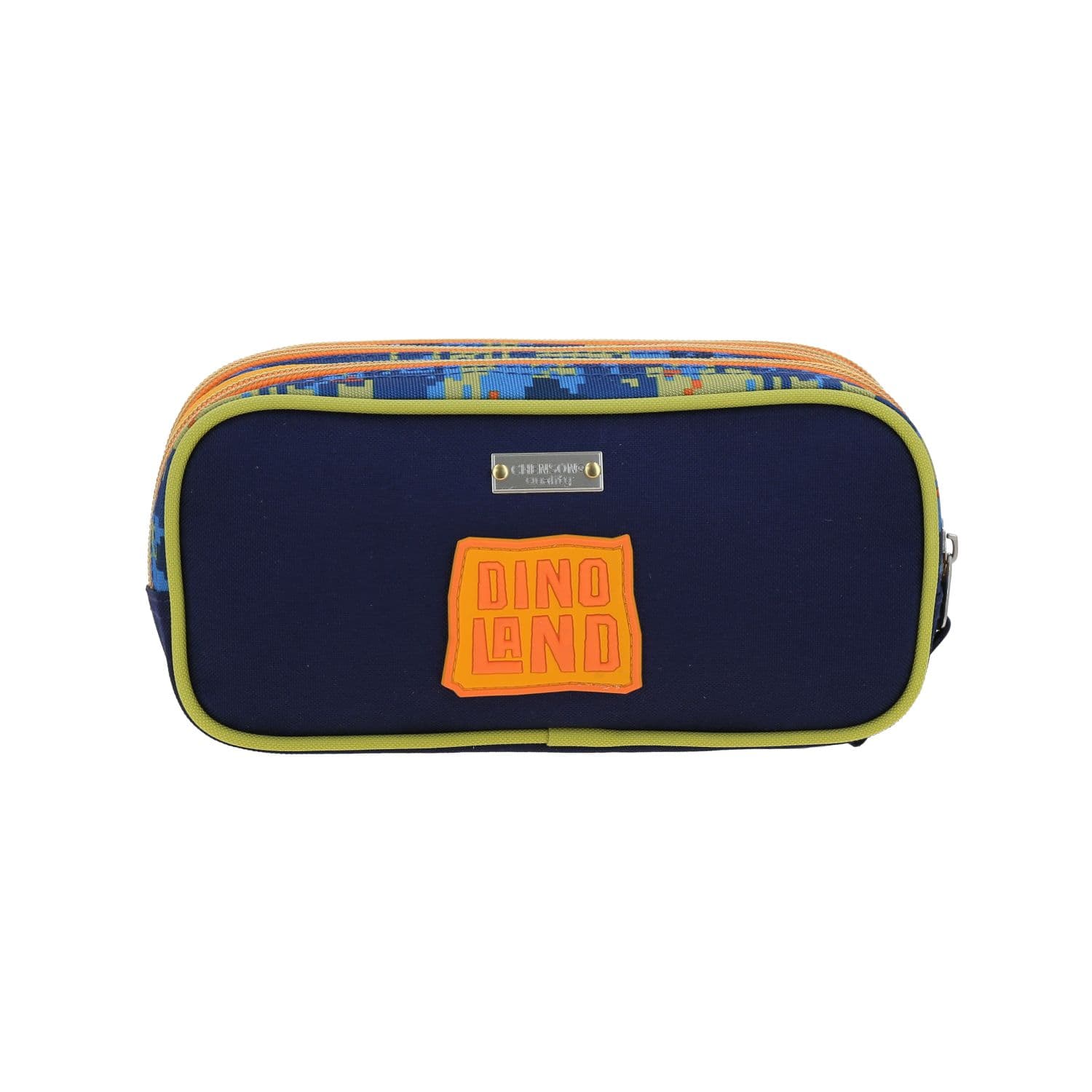 Lapicera escolar azul Chenson Original con triple compartimento 4