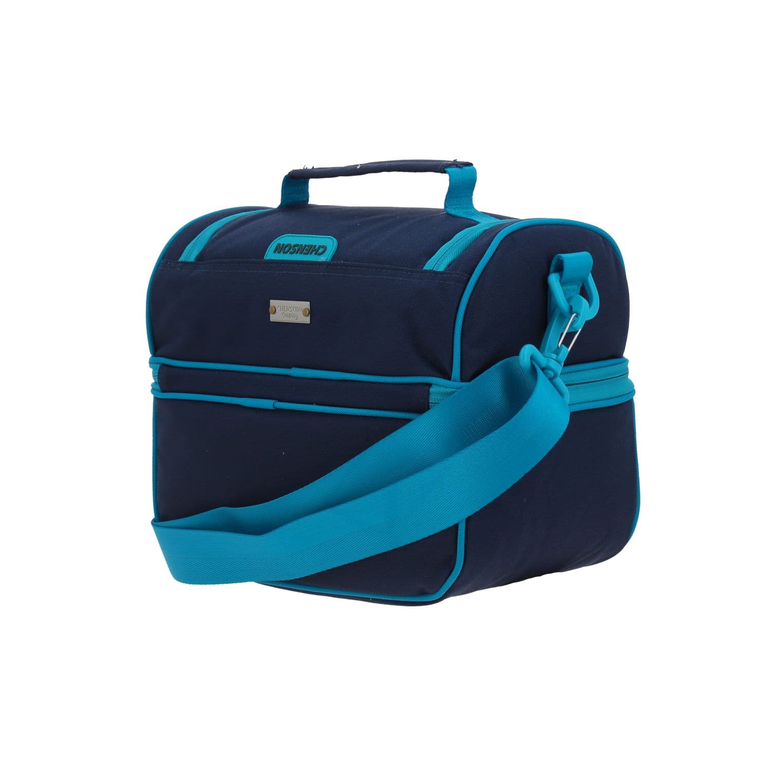 Lonchera escolar térmica Chenson Original turquesa con amplio compartimento 5