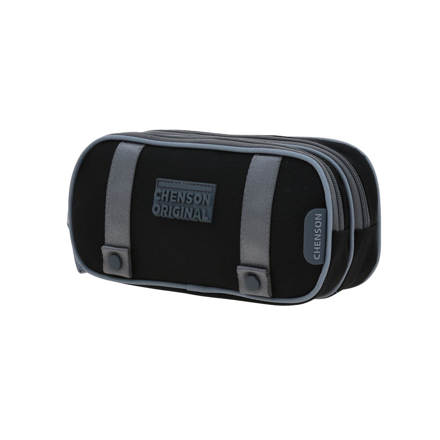 Lapicera escolar Chenson Original negra con doble compartimento 2