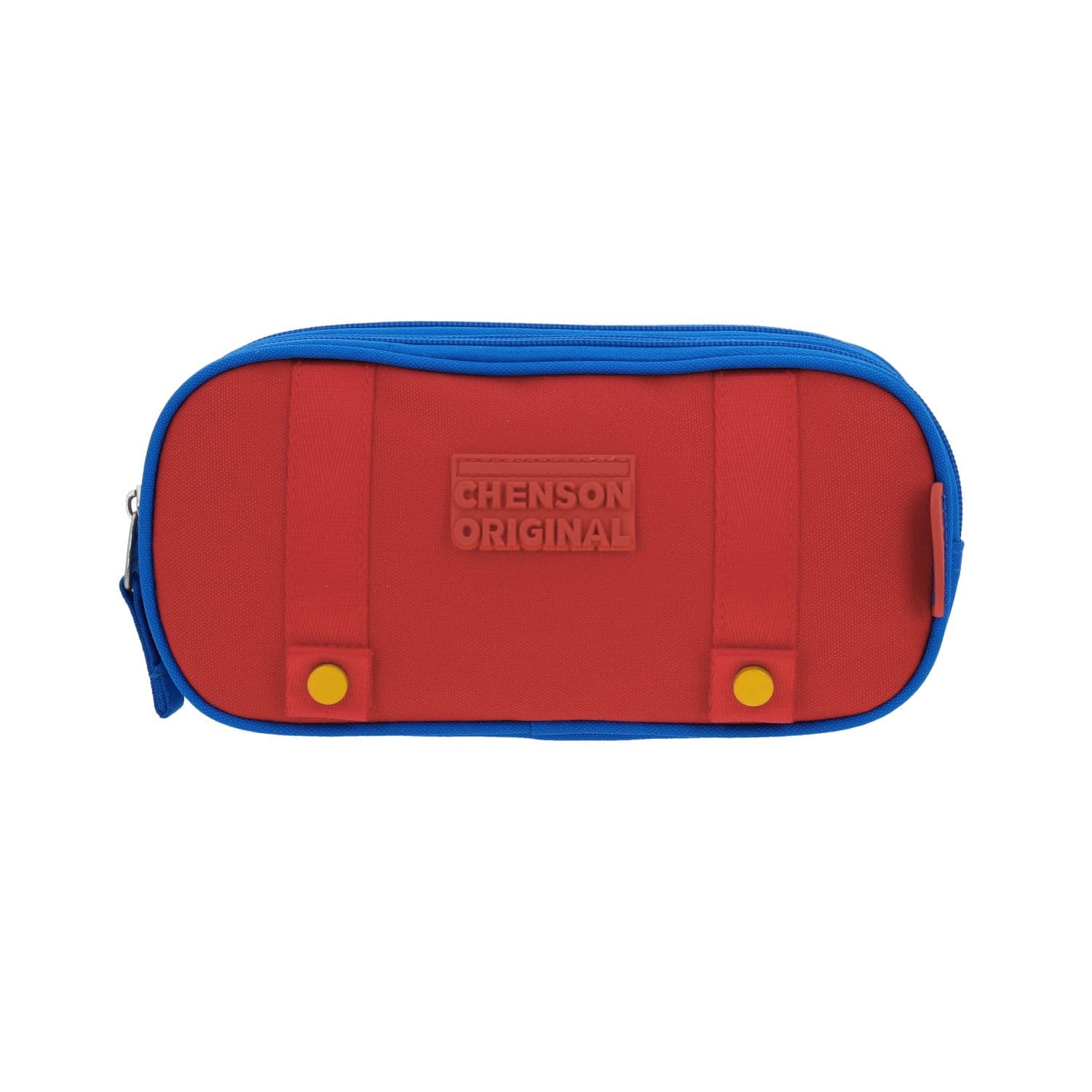 Lapicera escolar Chenson Original azul con doble compartimento y diseño moderno