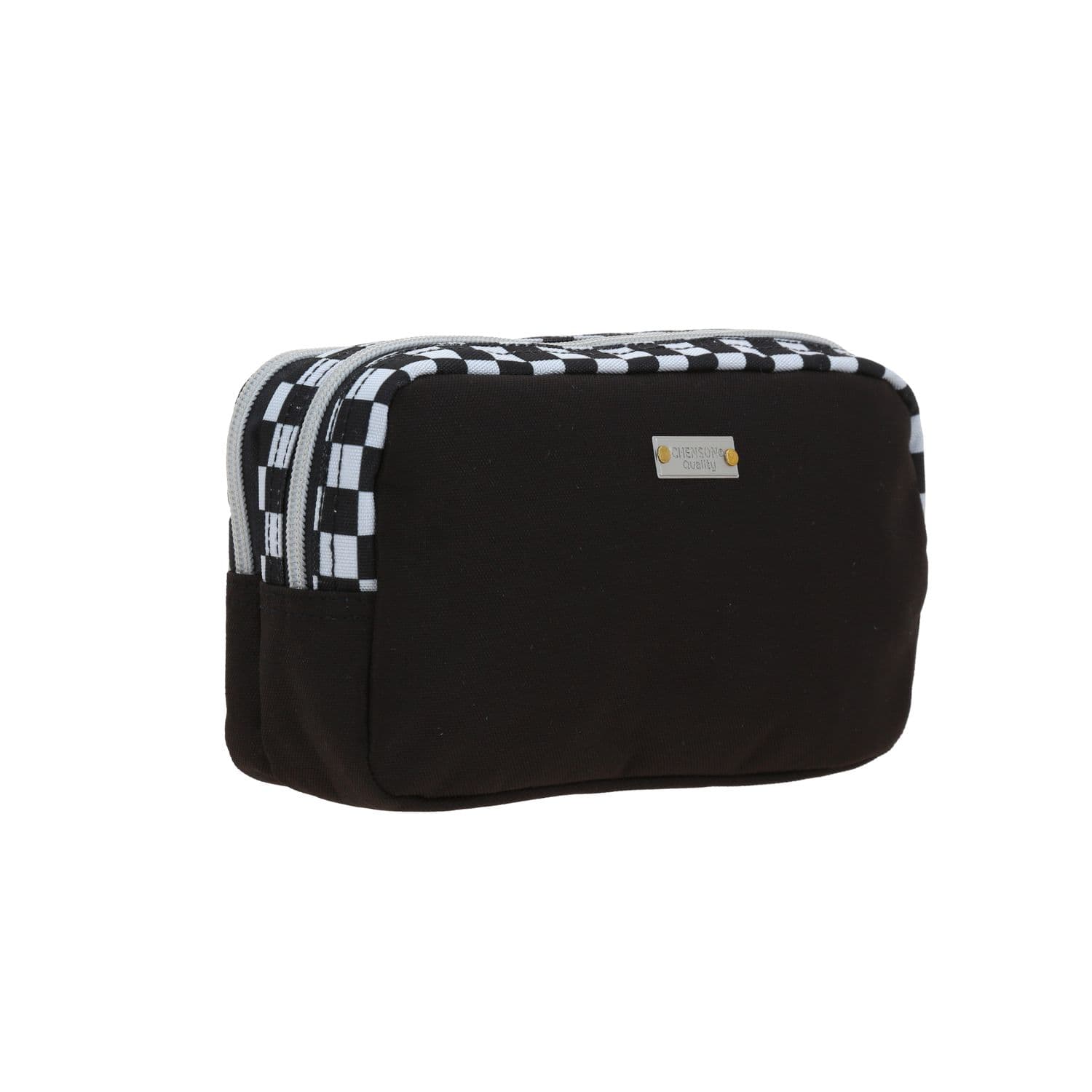 Lapicera escolar Chenson Original negra con doble compartimento 3