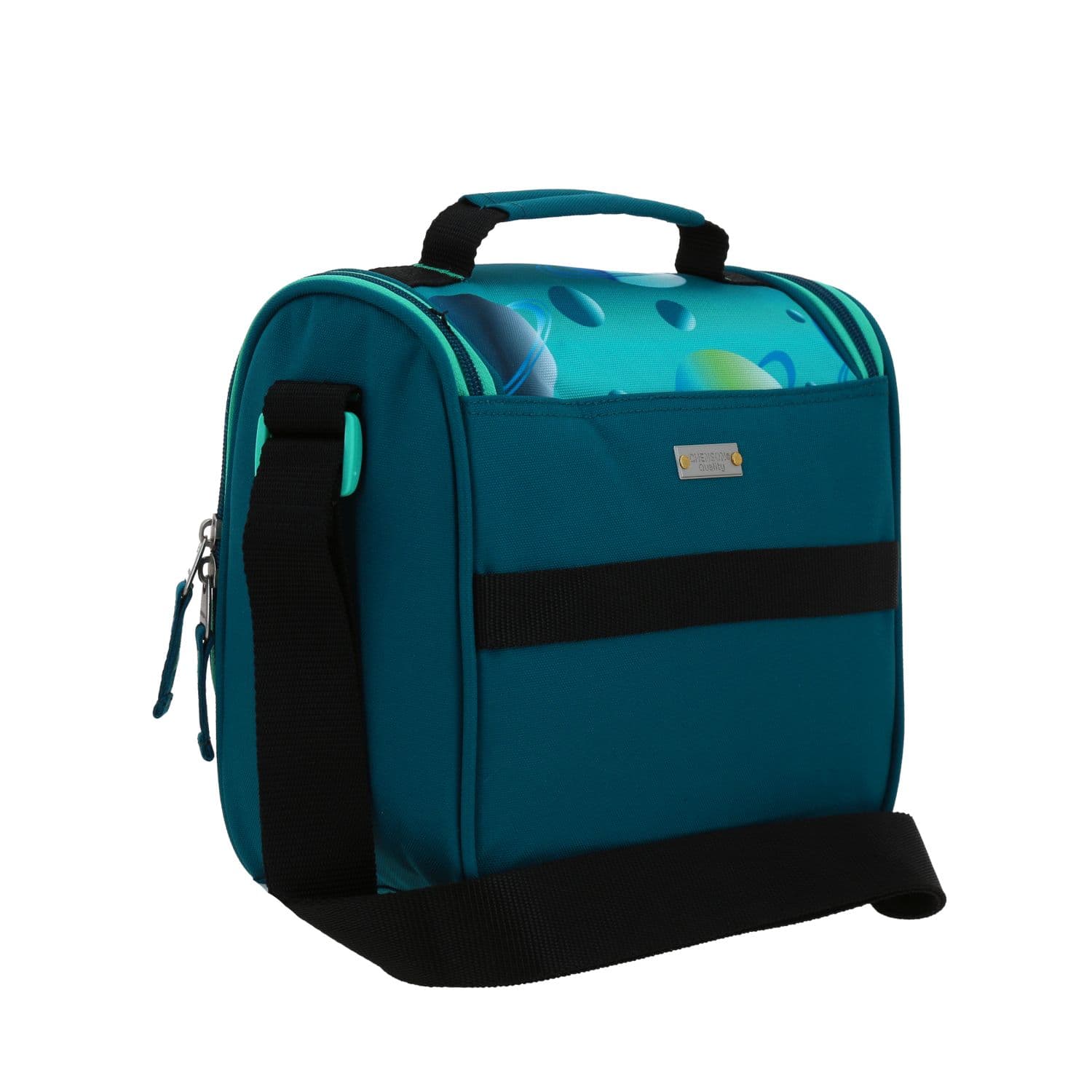 Lonchera escolar térmica Chenson Original azul con amplio compartimento 3