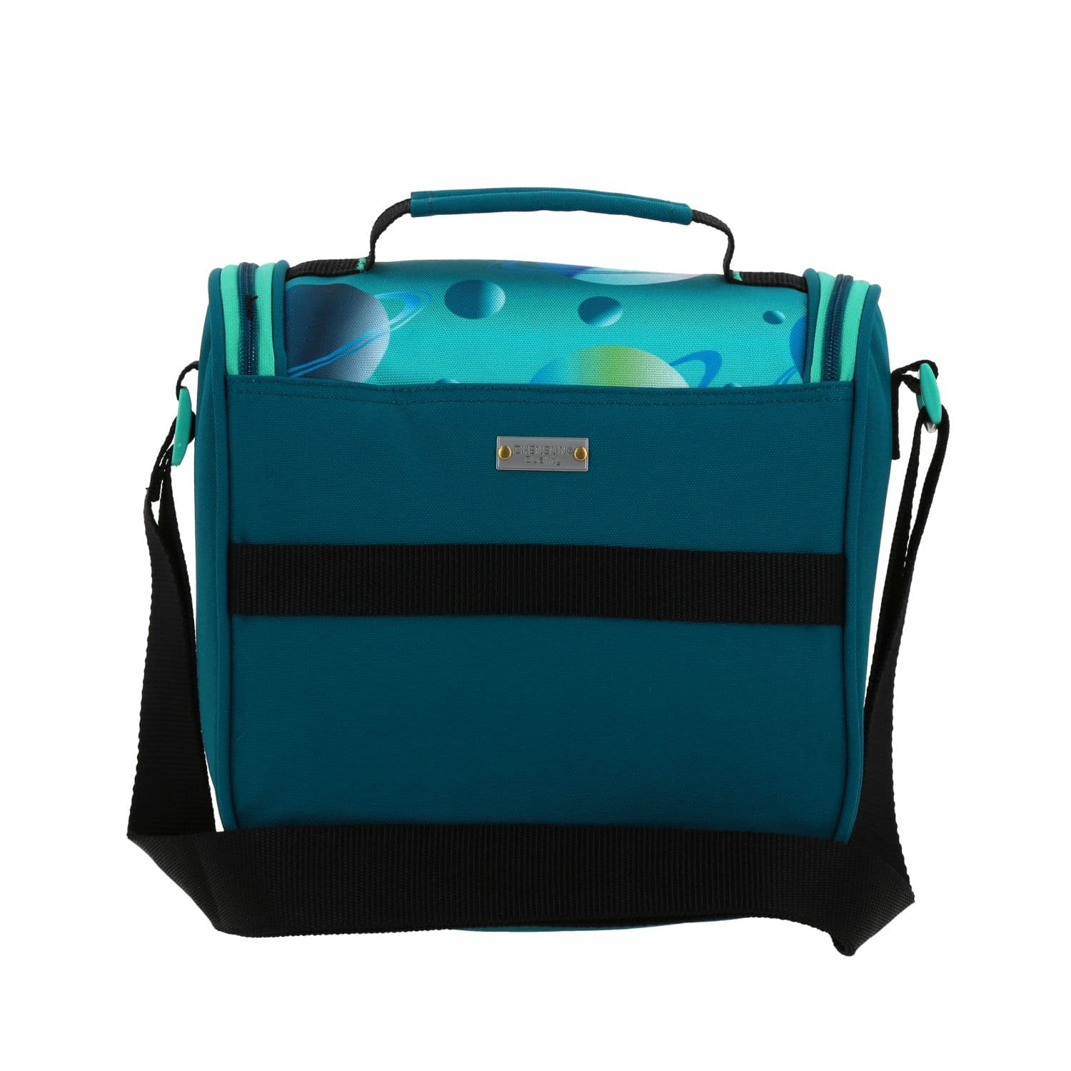 Lonchera escolar térmica Chenson Original azul con amplio compartimento 4