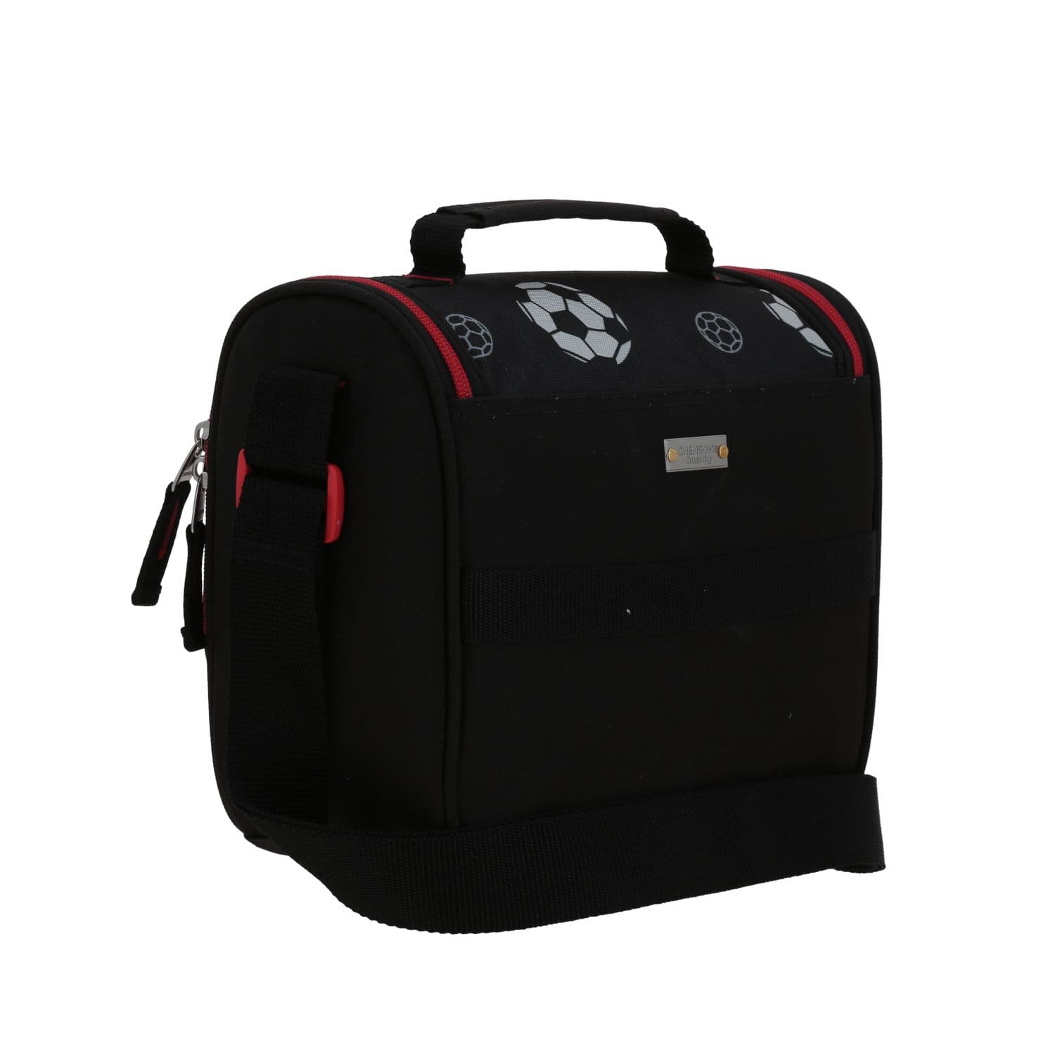 Lonchera escolar térmica Chenson Original negra con diseño funcional 3