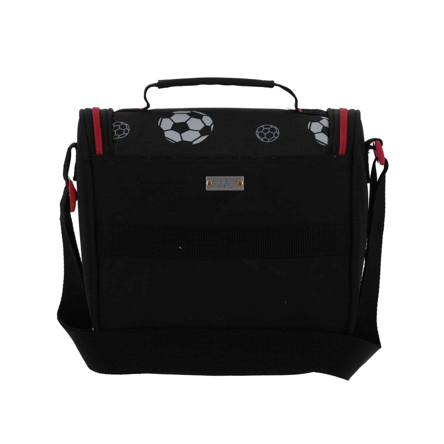 Lonchera escolar térmica Chenson Original negra con diseño funcional 4