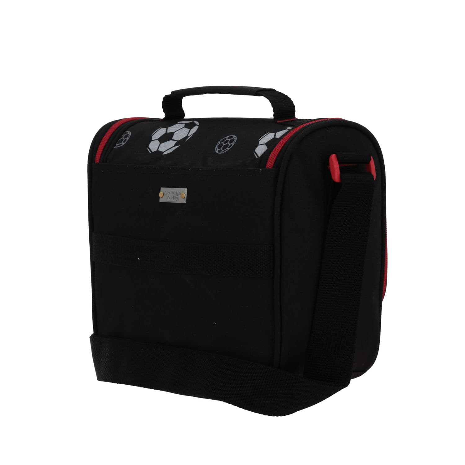 Lonchera escolar térmica Chenson Original negra con diseño funcional 5