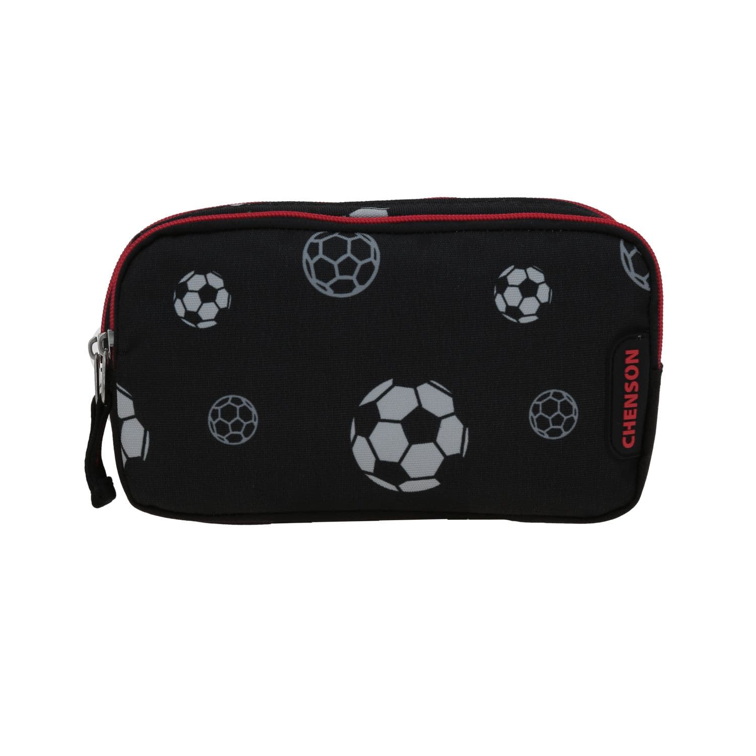 Lapicera escolar Chenson Original negra con doble compartimento