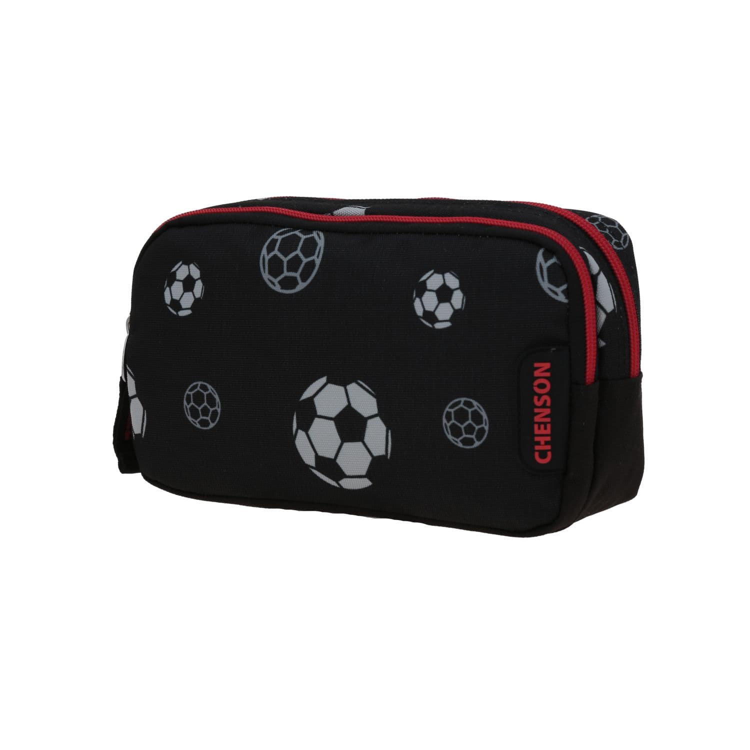 Lapicera escolar Chenson Original negra con doble compartimento 2