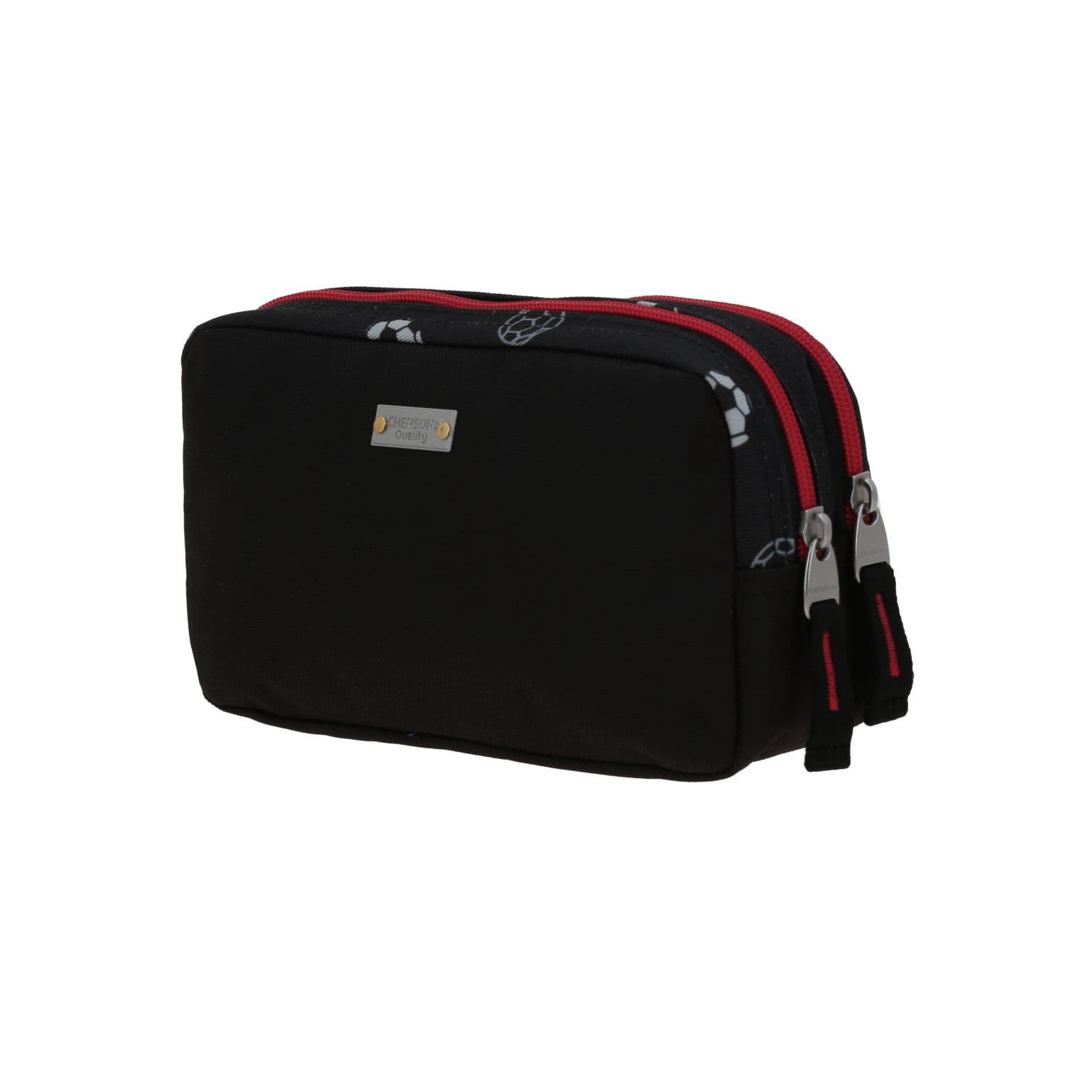 Lapicera escolar Chenson Original negra con doble compartimento 5