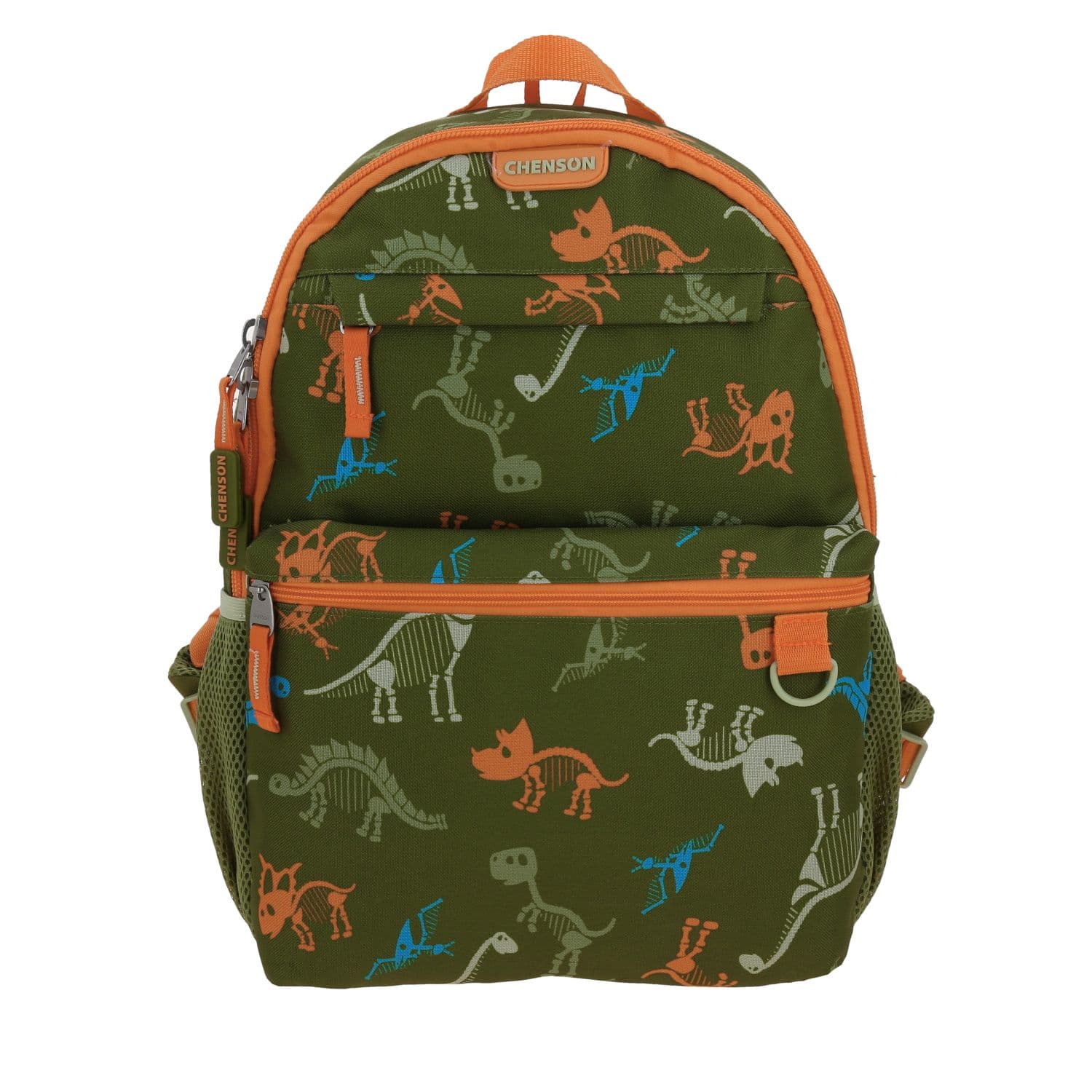 Mochila escolar Chenson Original verde con amplio compartimento 2