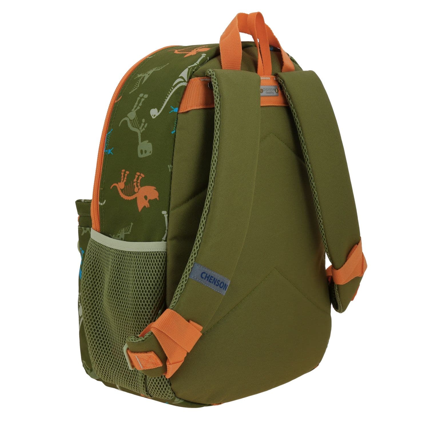 Mochila escolar Chenson Original verde con amplio compartimento 4