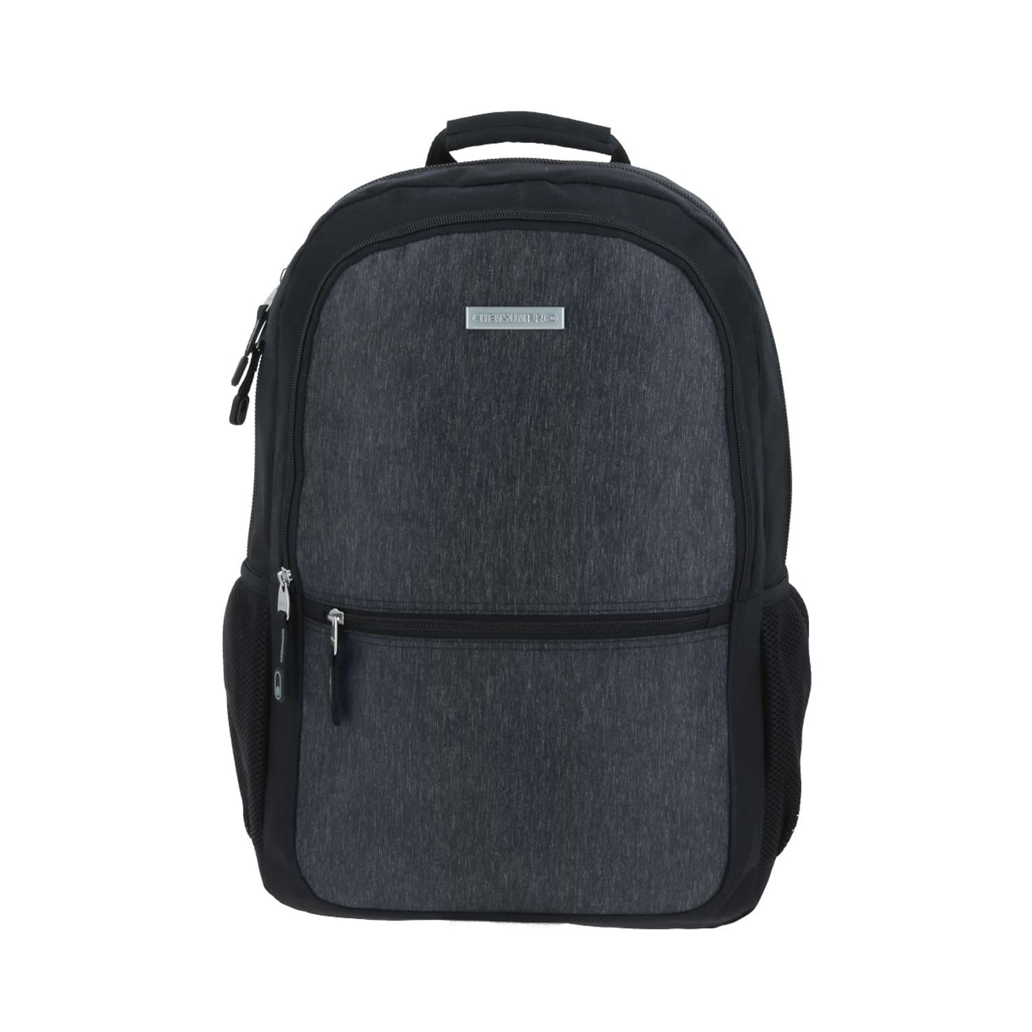 Mochila profesional Chenson Pro gris con organizador y porta laptop