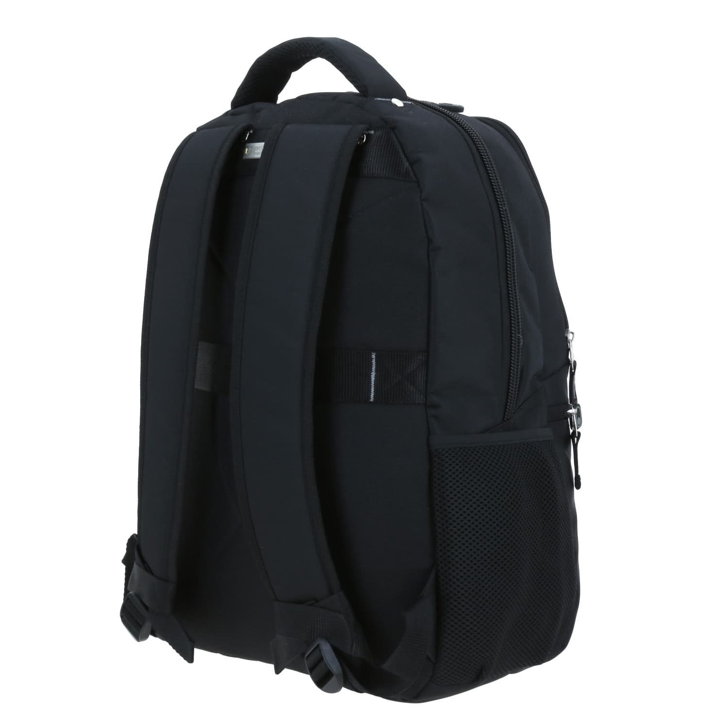 Mochila ejecutiva Chenson Pro negra con organizador interno y soporte para maleta 5