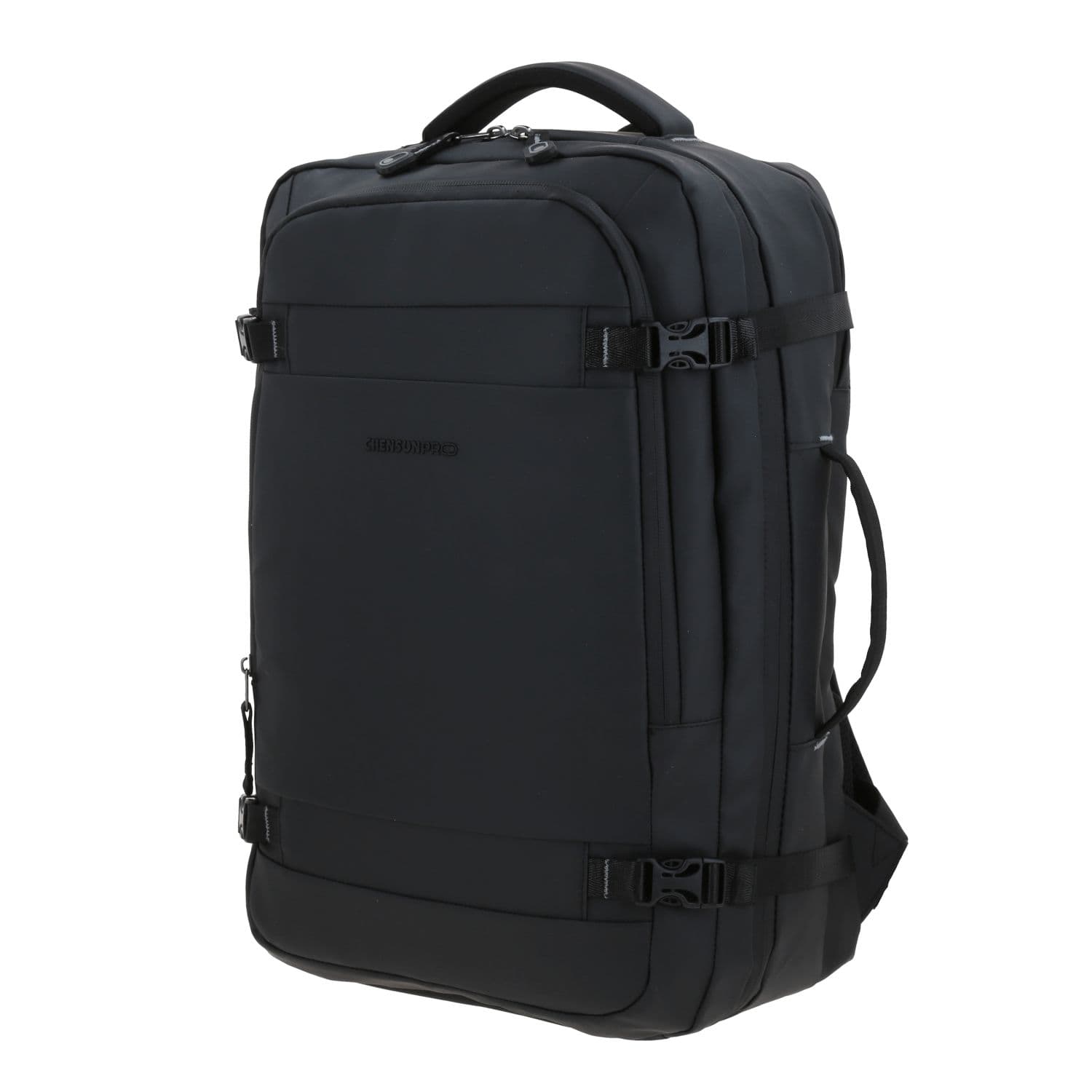 Mochila Profesional Chenson Pro Negra con Soporte Lumbar y Organizador 2