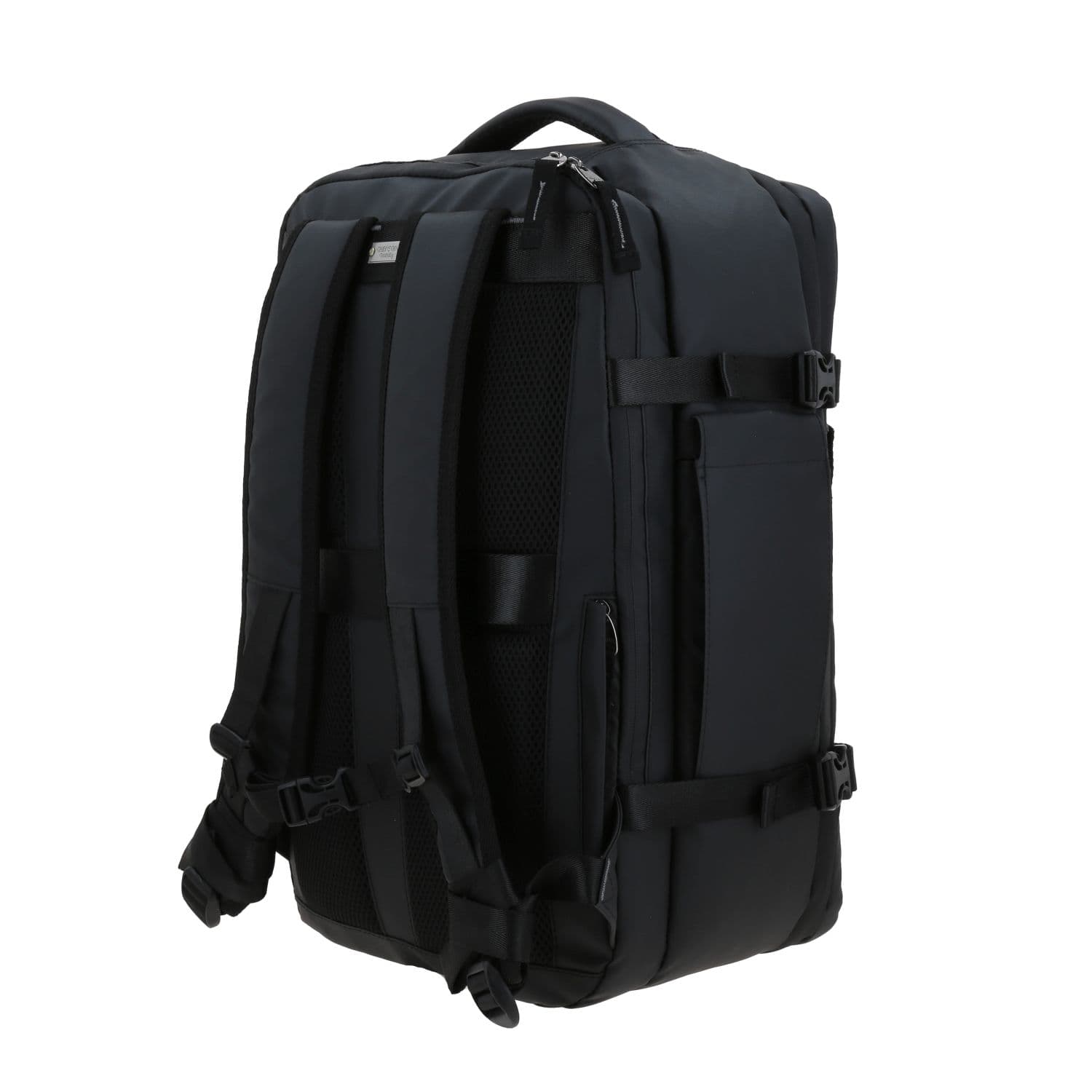 Mochila Ejecutiva Chenson Pro Negra con Soporte Lumbar y Organización Eficiente 5