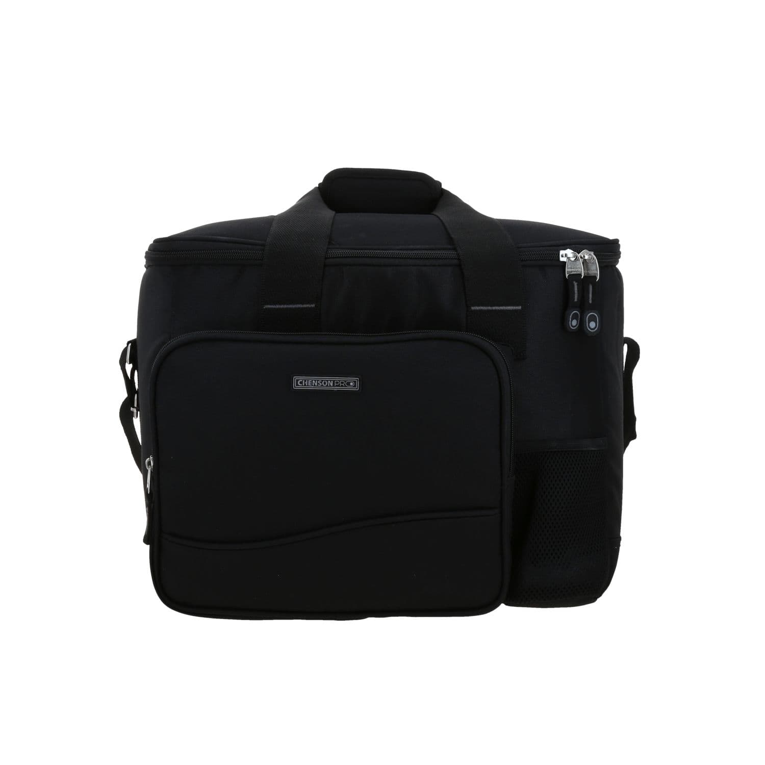 Bolsa de mano ejecutiva Chenson Pro negra con amplia organización