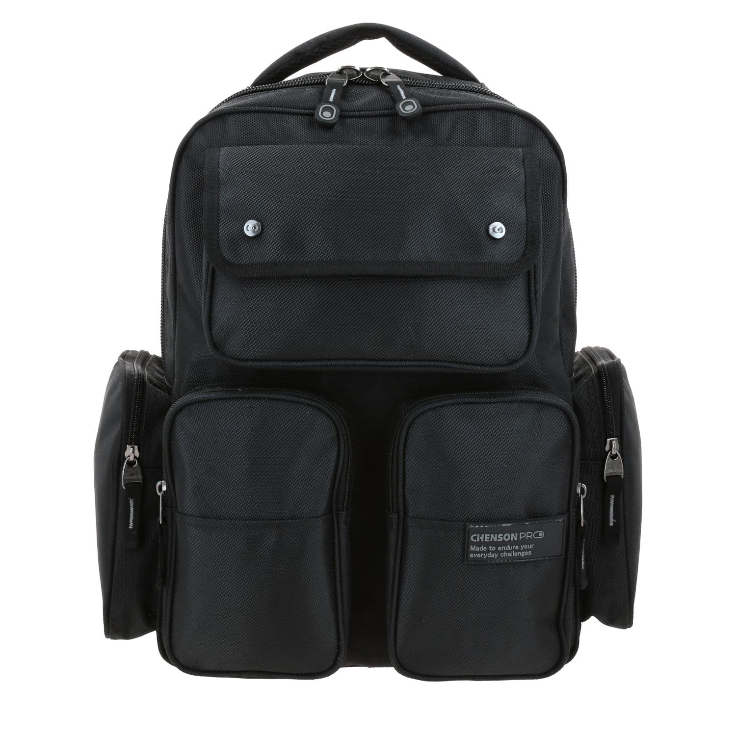 Mochila Ejecutiva Chenson Pro Negra con Soporte Lumbar - Ideal para Profesionistas